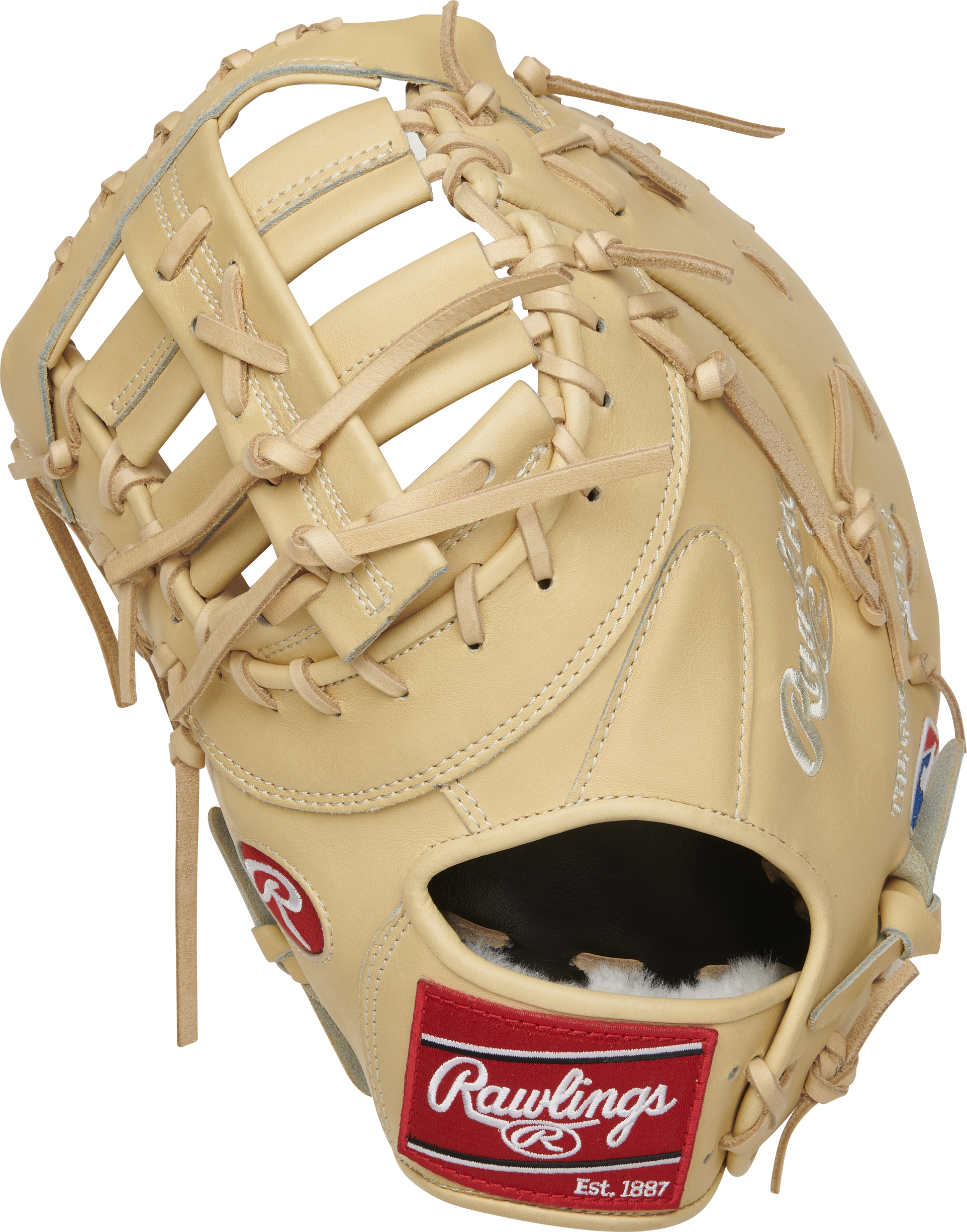 Rawlings Pro Preferred Series First Base Mitt 13-Inch Baseball Glove - Left Hand Thrower - Camel
