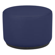 Pro Series Upholstered 18" Round Ottoman Rocker 12" Height - Navy