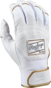 Rawlings Adult Pro Preferred Baseball Batting Gloves - Small - White/White