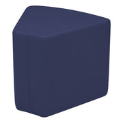 Pro Series Upholstered Wedge Ottoman 18" Height - Navy