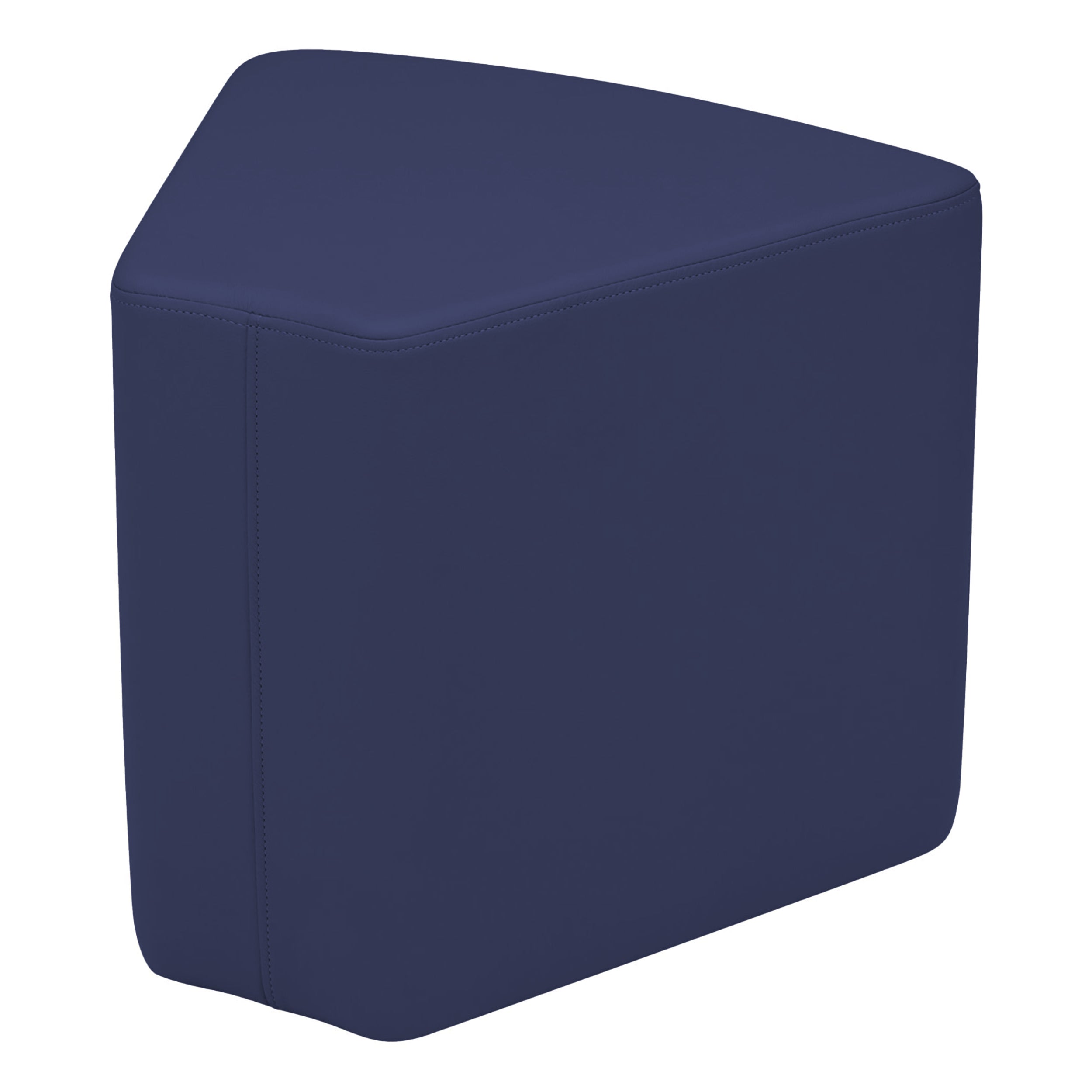 Pro Series Upholstered Wedge Ottoman 18" Height - Navy