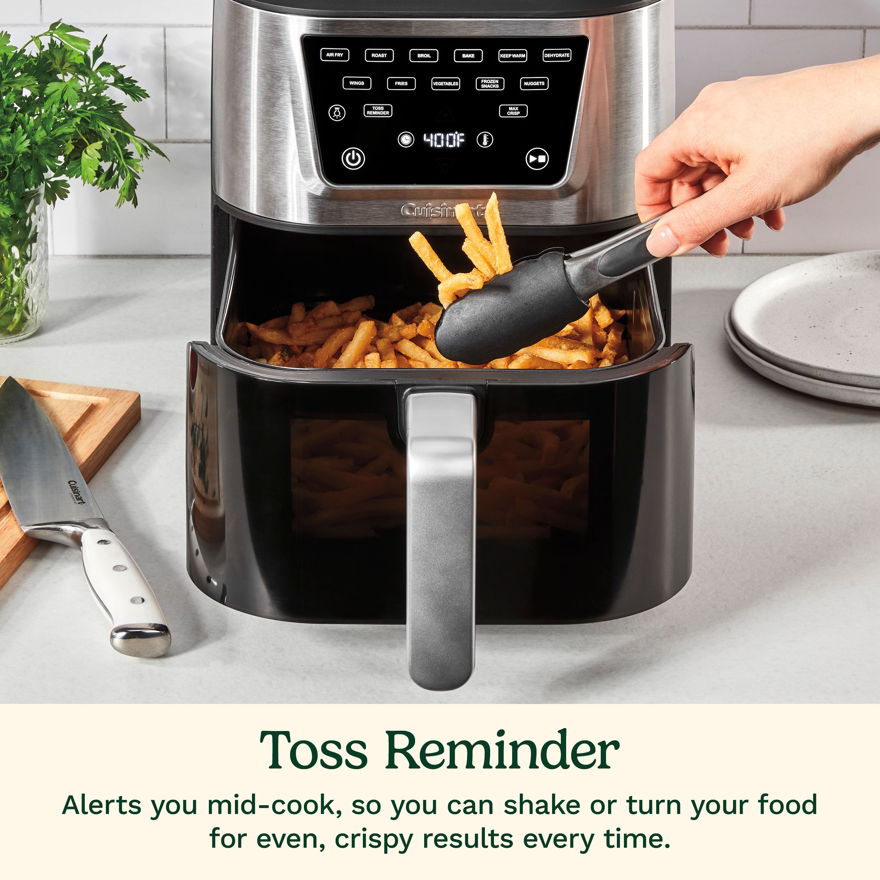 CompactMax™ 8-Qt Basket Air Fryer Pro