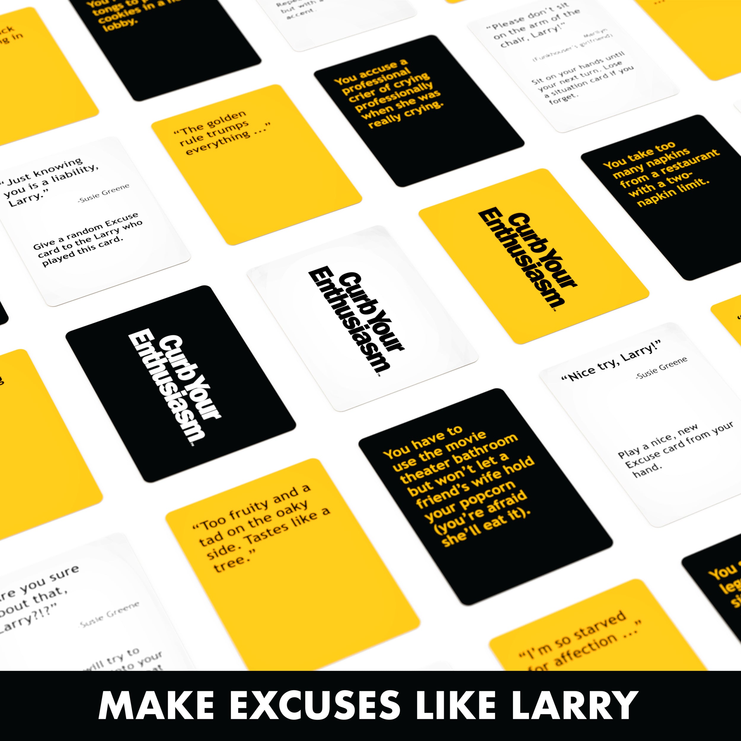 Curb Your Enthusiasm Hilarious Role-Playing Party Card Game, Ages 17 and Up