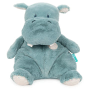 Baby GUND Oh So Snuggly Hippo Large Plush Stuffed Animal for Babies and Infants, Teal, 12.5”