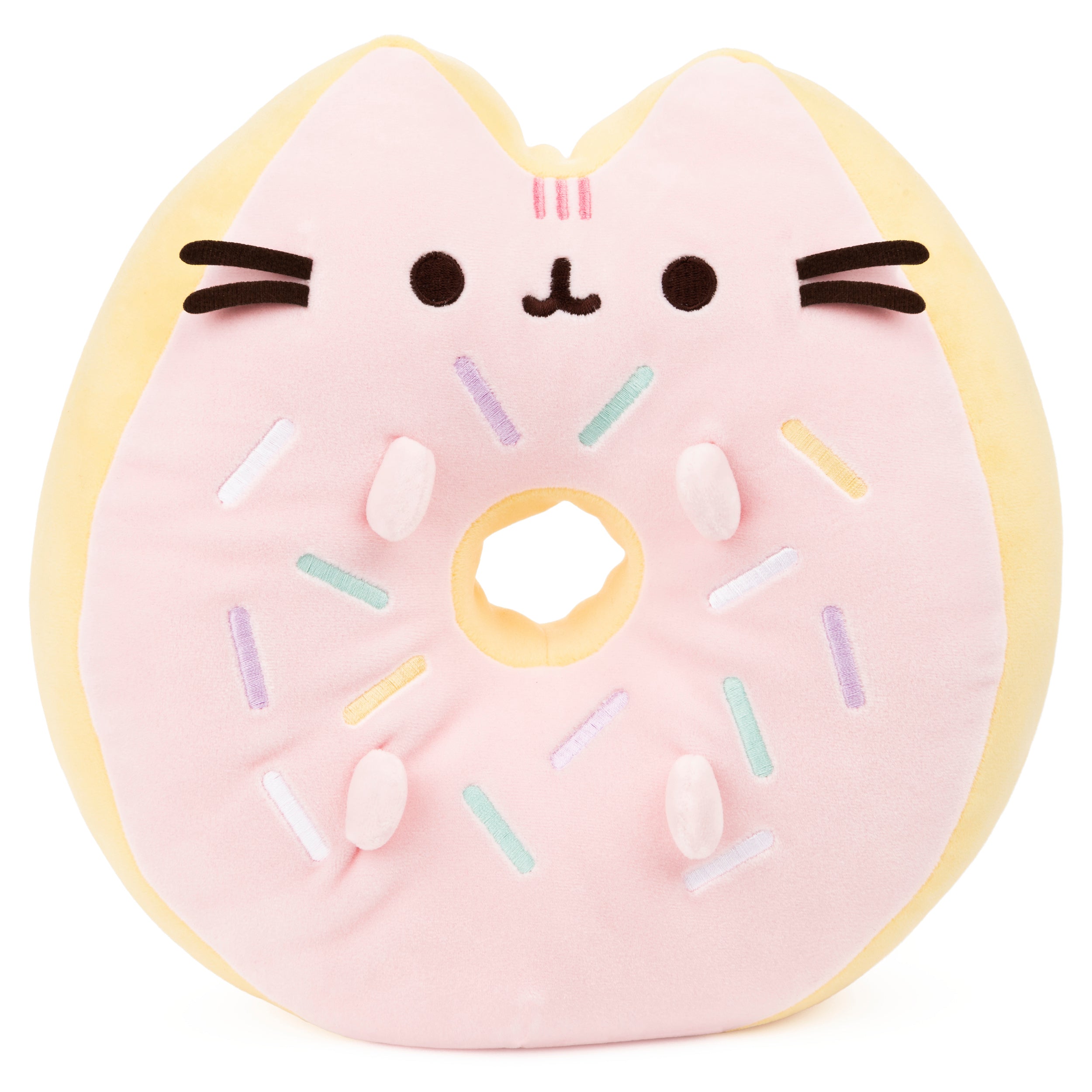 GUND Sprinkle Donut Pusheen Squishy Plush Stuffed Animal Cat, Pink and Mint, 12”