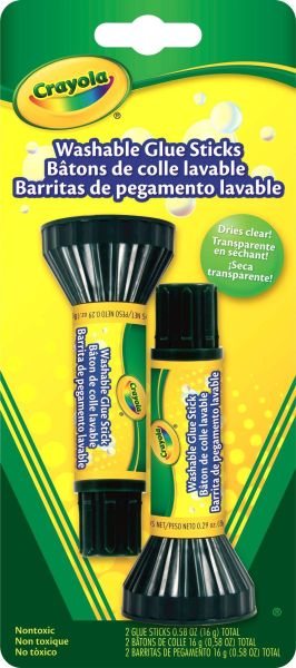 Crayola Glue Stick Set, School Supplies, 2 Count, Each .35oz