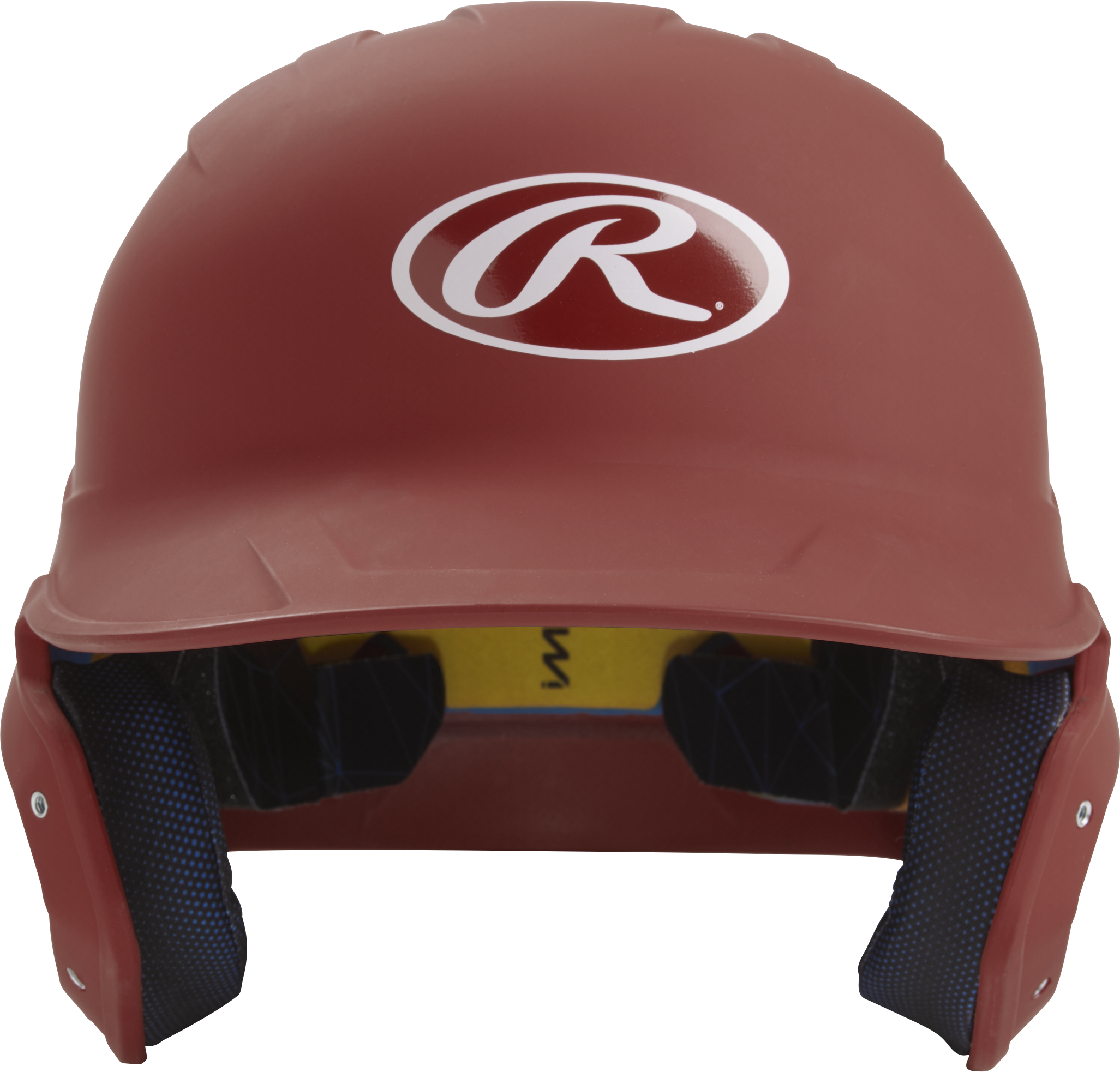 Rawlings Mach Matte Senior Baseball Helmet - Cardinal