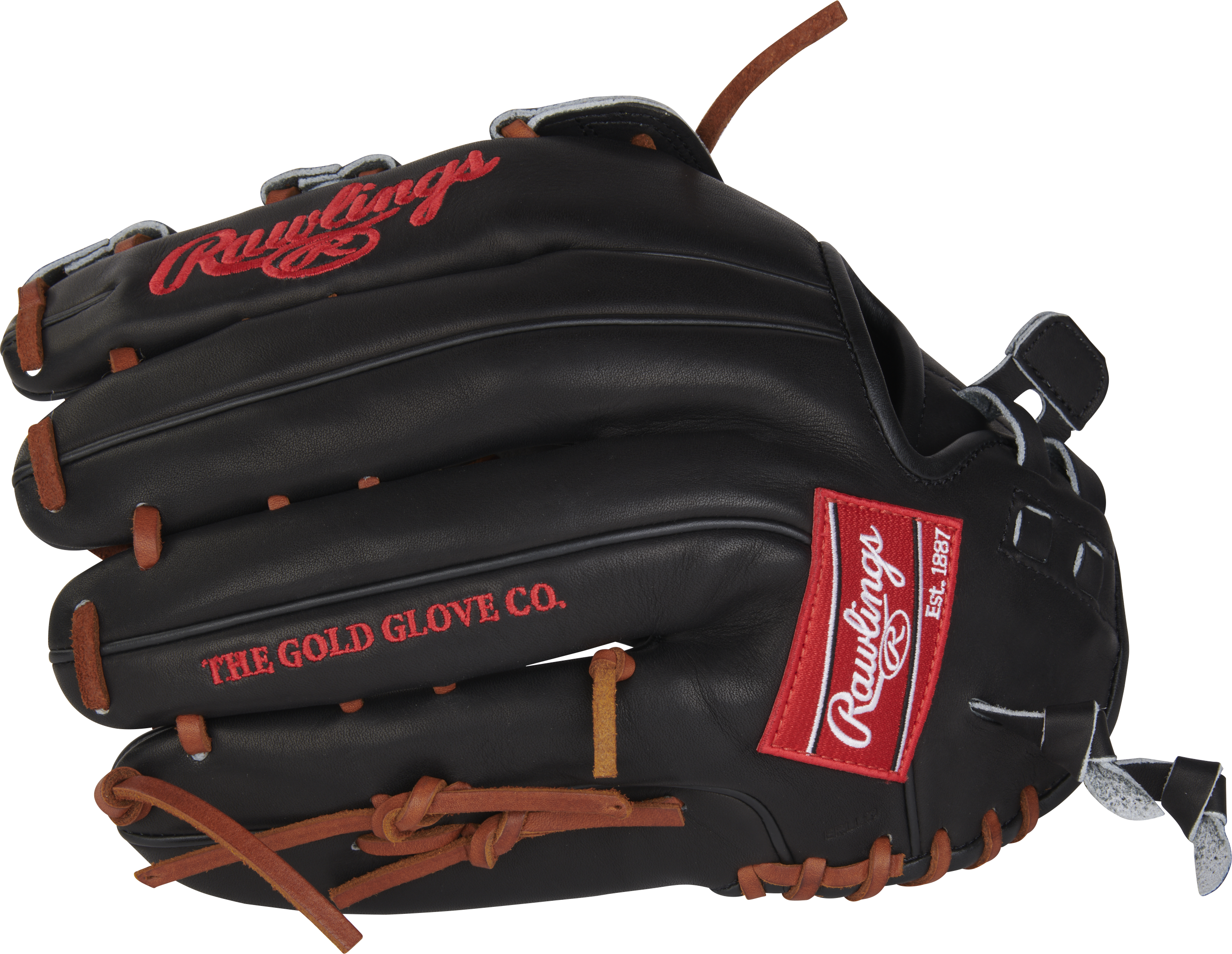 Rawlings Heart Of The Hide Series 13-Inch Slowpitch Softball Glove - Right Hand Thrower - Black