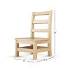 Little Innovator Hardwood Ladder Back Chairs, 8"