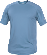 Rawlings Adult Crew Neck Short Sleeve Jersey - Small - Columbia Blue