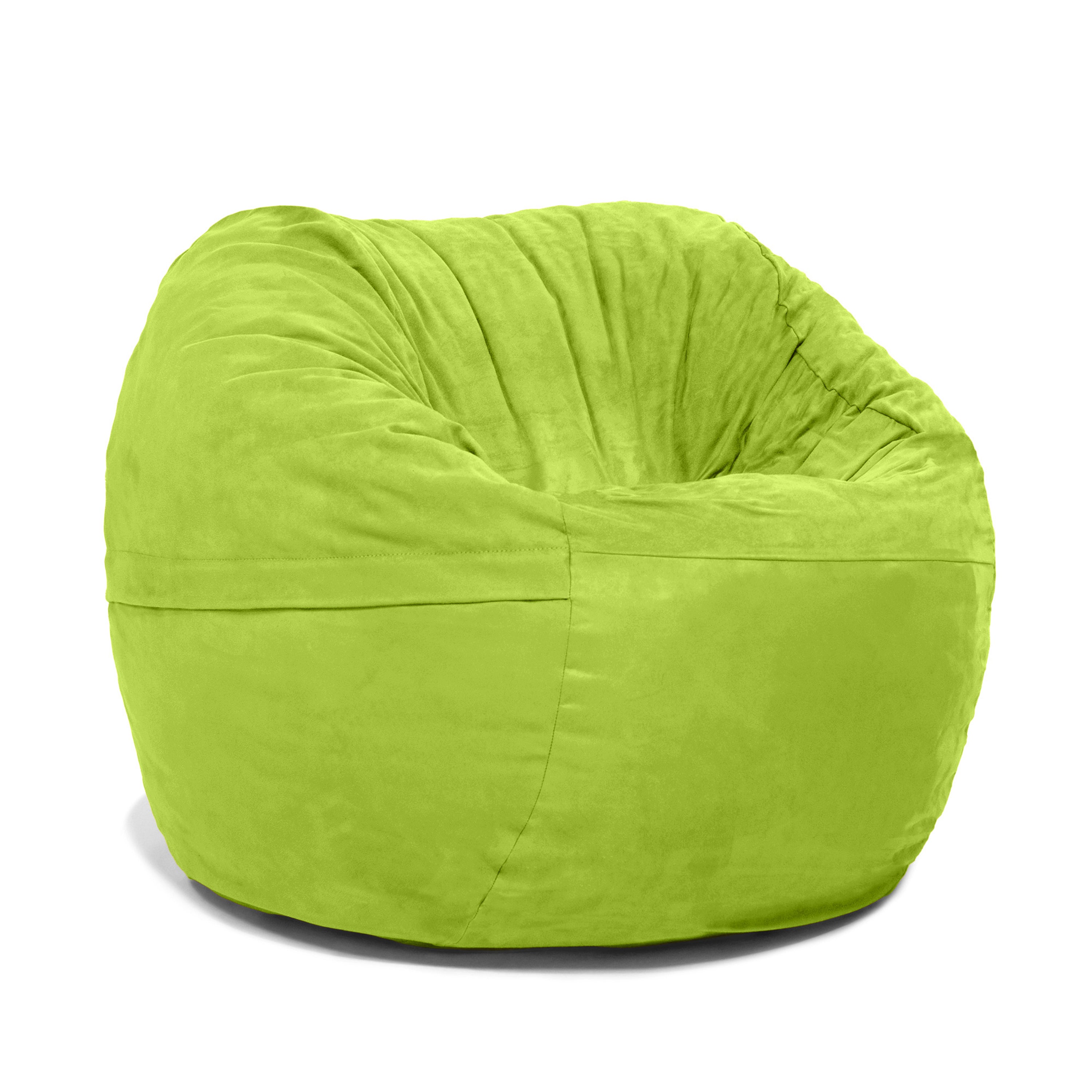 Jaxx Saxx 3 Foot Bean Bag Chair with Removable Cover, Lime