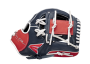 Easton Future Elite Series Youth 11-Inch Baseball Glove - Right Hand Thrower - Navy/Red