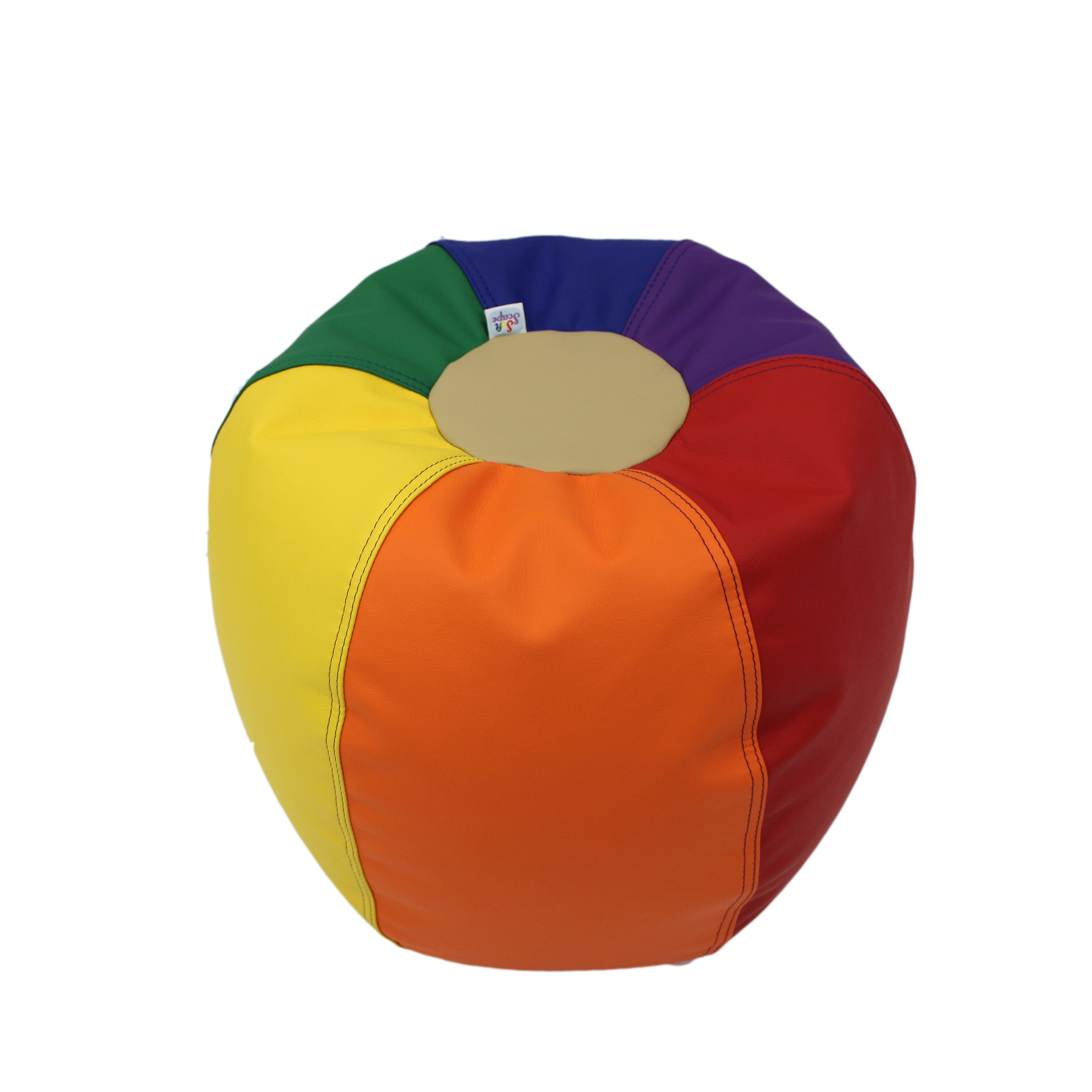 SoftScape Bean Bag Puffs 12" Height, 2-Piece - Assorted