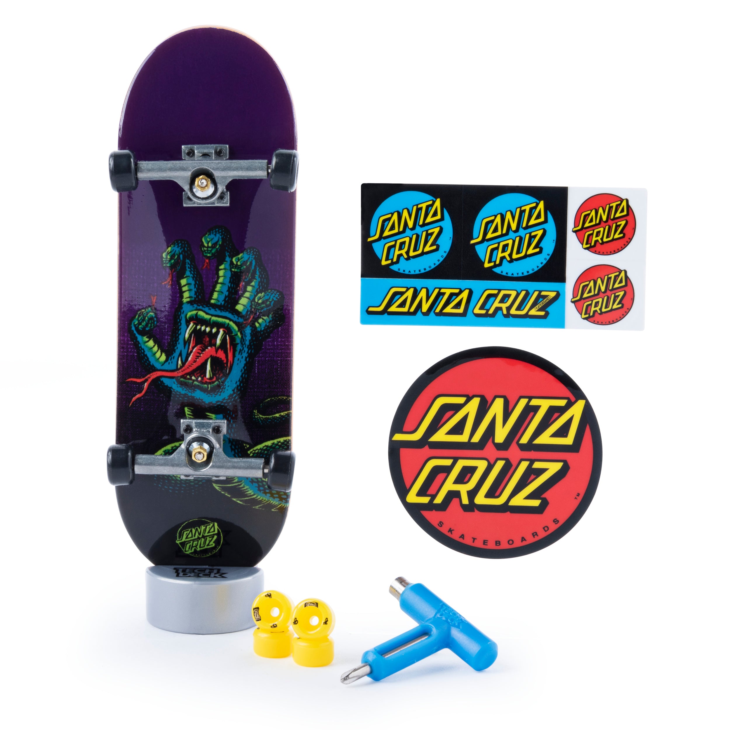Tech Deck, 96mm Fingerboard Mini Skateboard with Authentic Designs, For Ages 6 and Up Styles May Vary