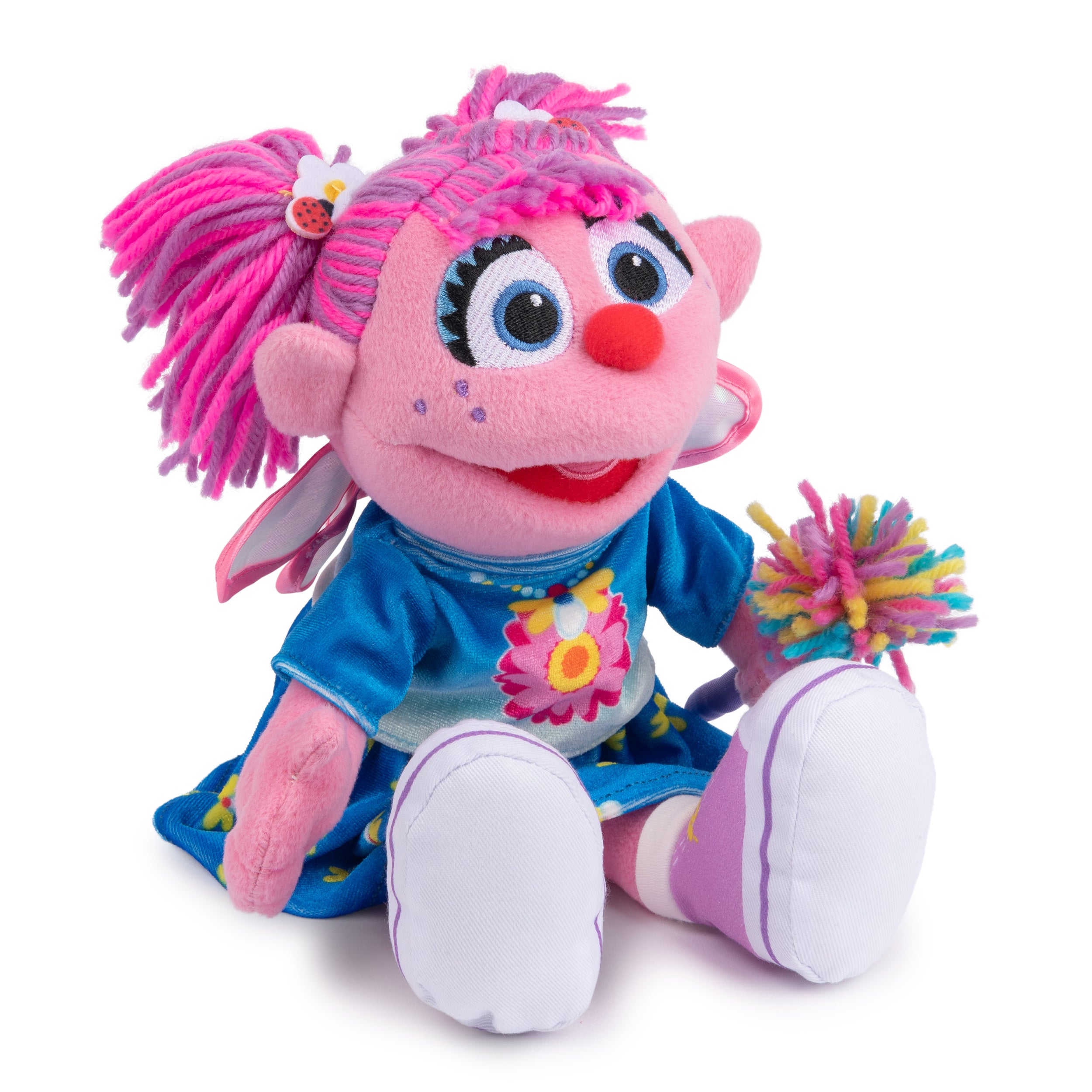 GUND Sesame Street Official Abby Cadabby Muppet Plush, Premium Plush Toy for Ages 1 & Up, Pink/Blue, 11”