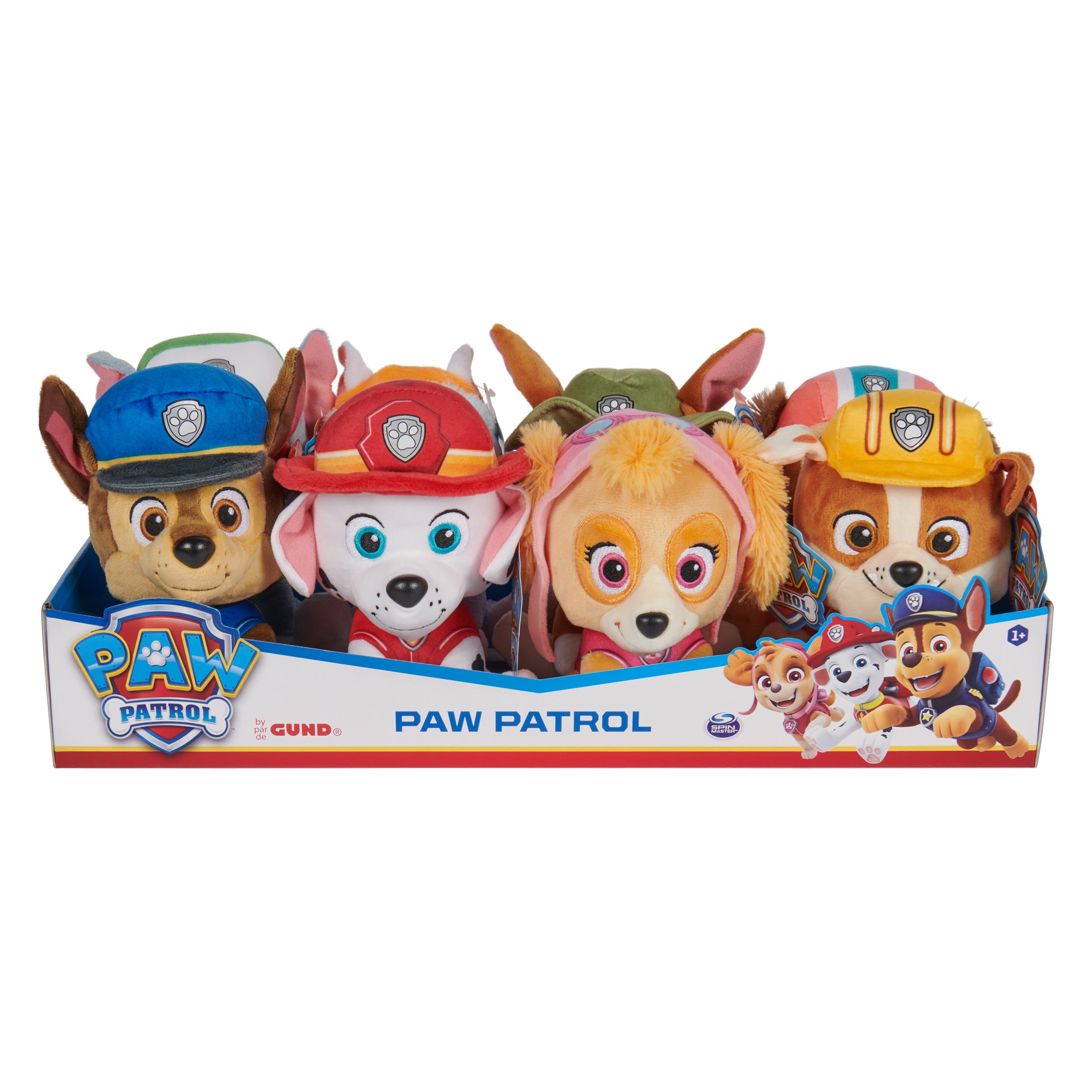 Paw Patrol 8-unit 6-inch Plush Assortment, CDU