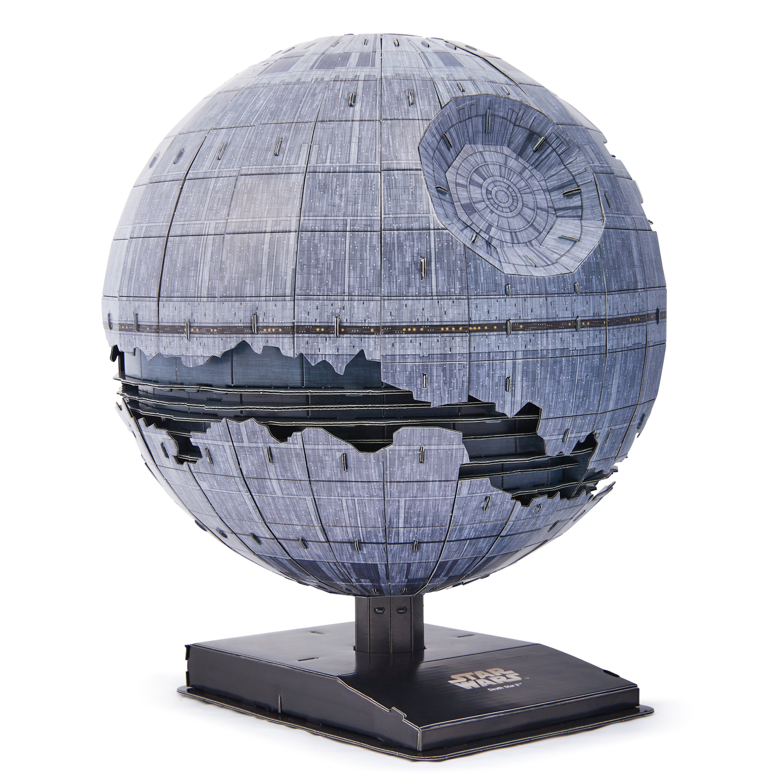 4D Build Star Wars Deluxe Death Star II Cardstock 3D Model Kit, Star Wars Gifts, Toys for Fans & Collectors, Adults & Teens 12+