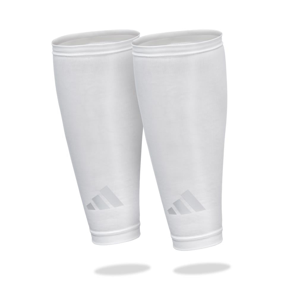 Adidas Aeroready Compression Calf Sleeve - Small/Medium, White(Pair)