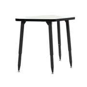 Adapte 24" x 36" Petal Dry-Erase Activity Table with Adjustable Tapered Legs - Whiteboard/Black