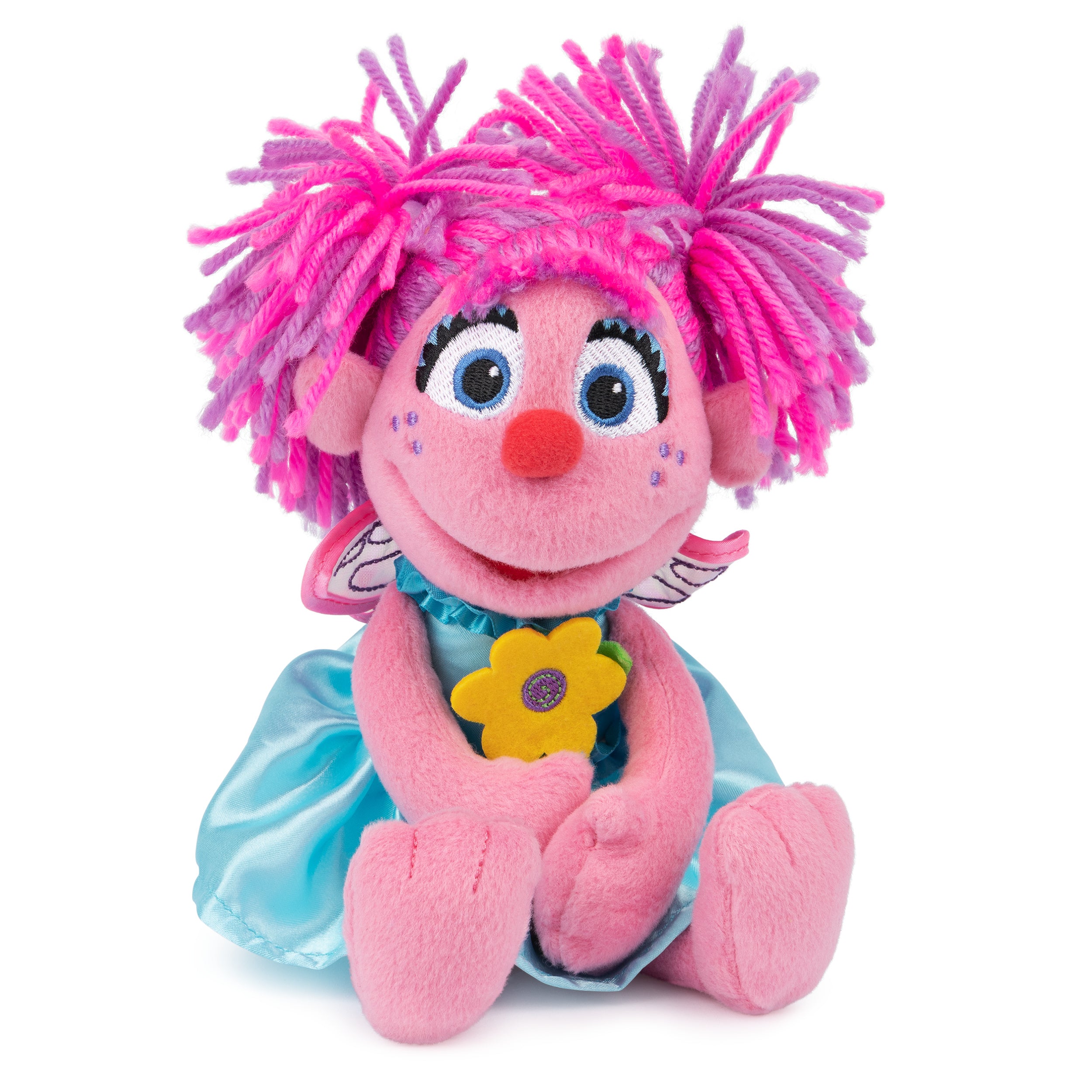 GUND Sesame Street Official Abby Cadabby Muppet Plush, Premium Plush Toy for Ages 1 & Up, Pink/Blue, 11”