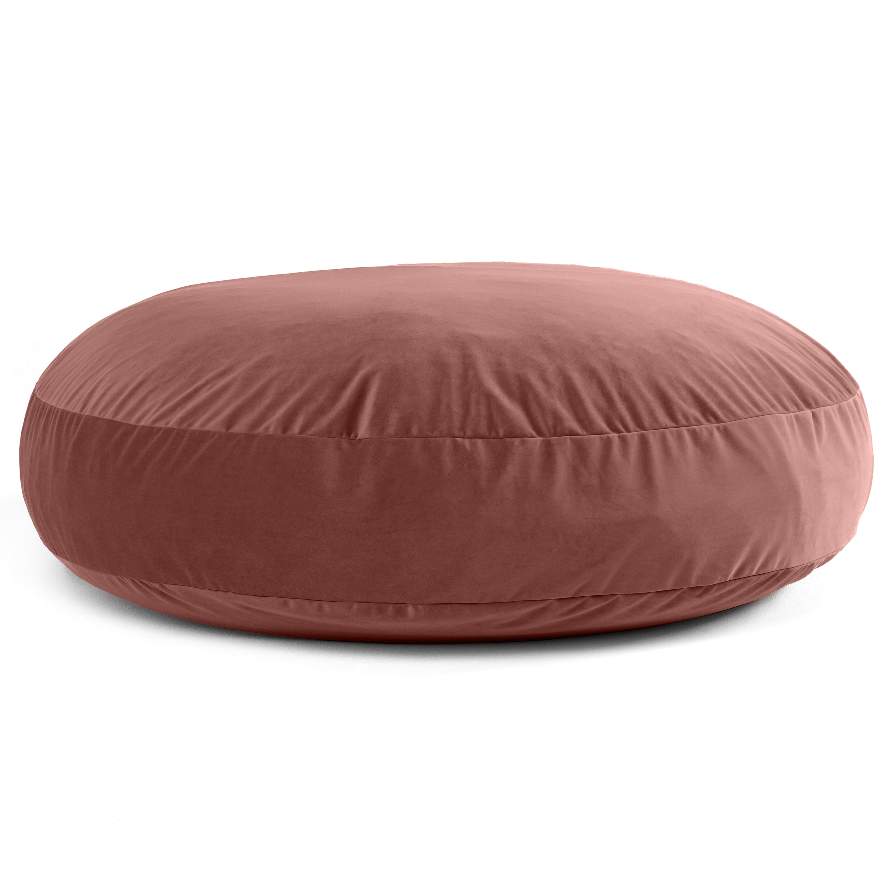 Jaxx 6 Foot Cocoon - 2-in-1 Convertible Bean Bag Bed & Large Bean Bag Chair for Adults, Premium Lush Velvet - Mauve