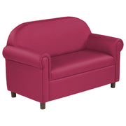 Little Lux Youth Sofa - Raspberry