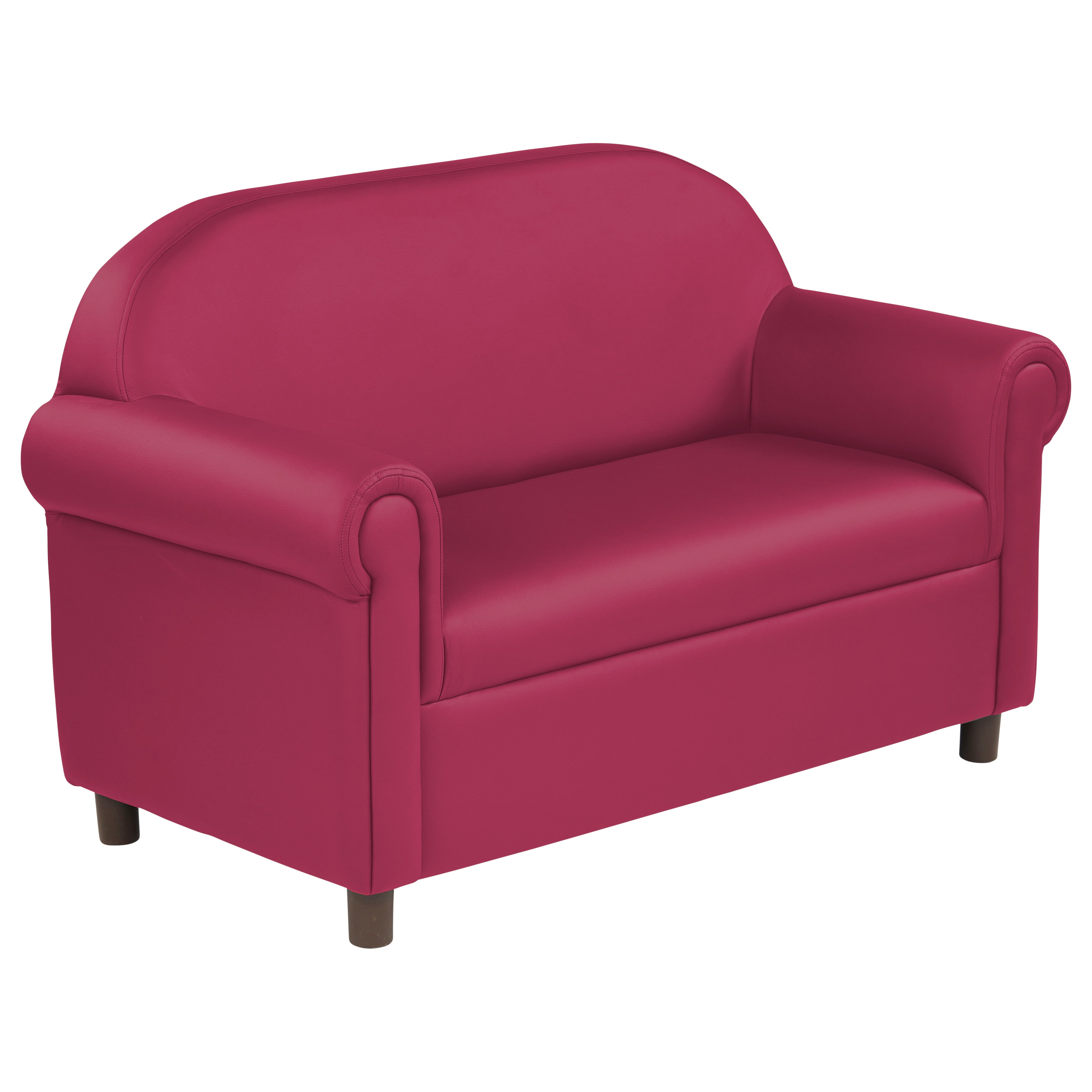 Little Lux Youth Sofa - Raspberry