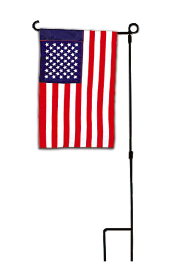 American US Garden Flag 12x18 in. Nyl-Glo 100% Made in USA