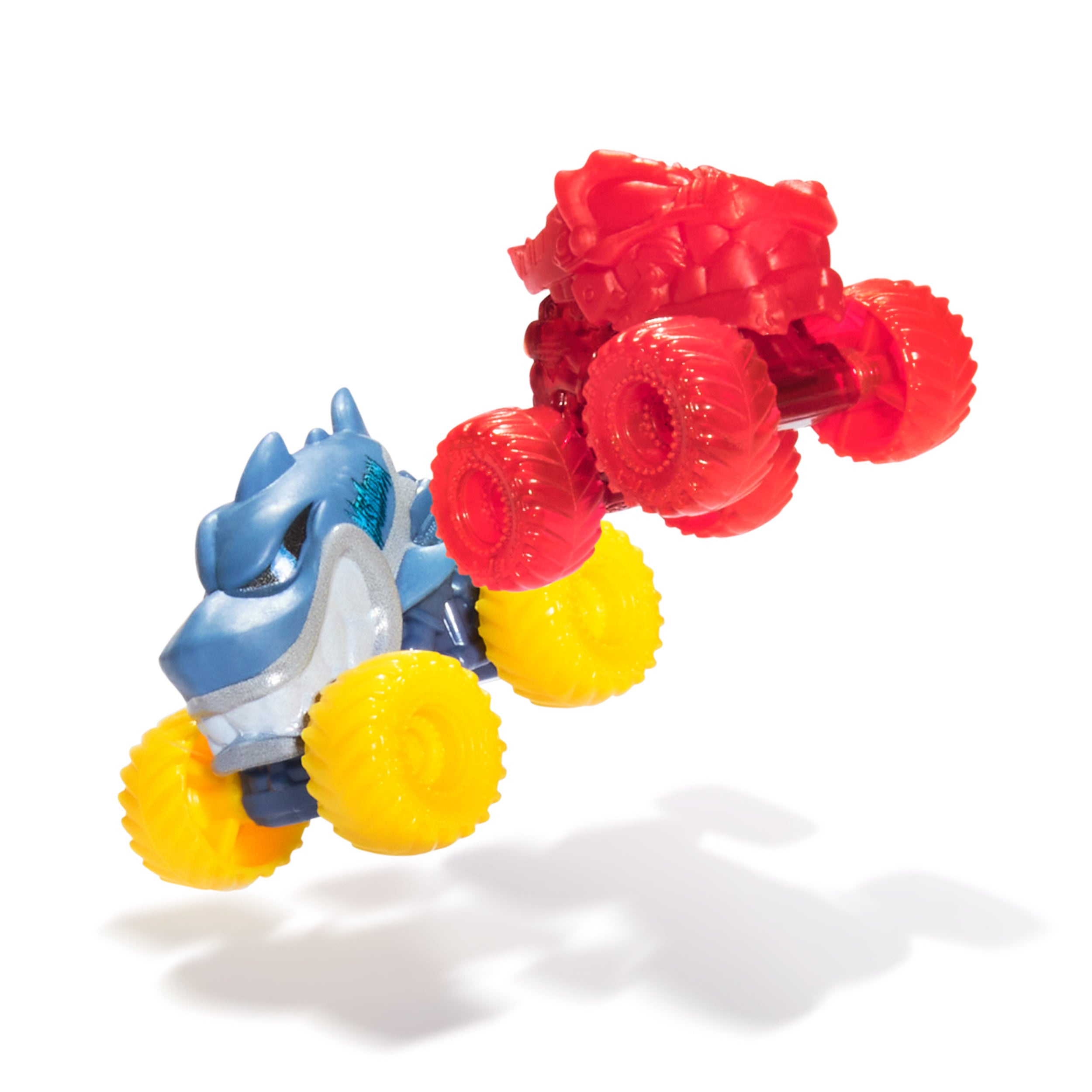 Monster Jam Mini Jams, Megalodon Jungle Blaster Launcher Playset, 2 Exclusive Die-Cast Monster Trucks & Accessory, Kids Toys for Boy and Girls Ages 3 and up