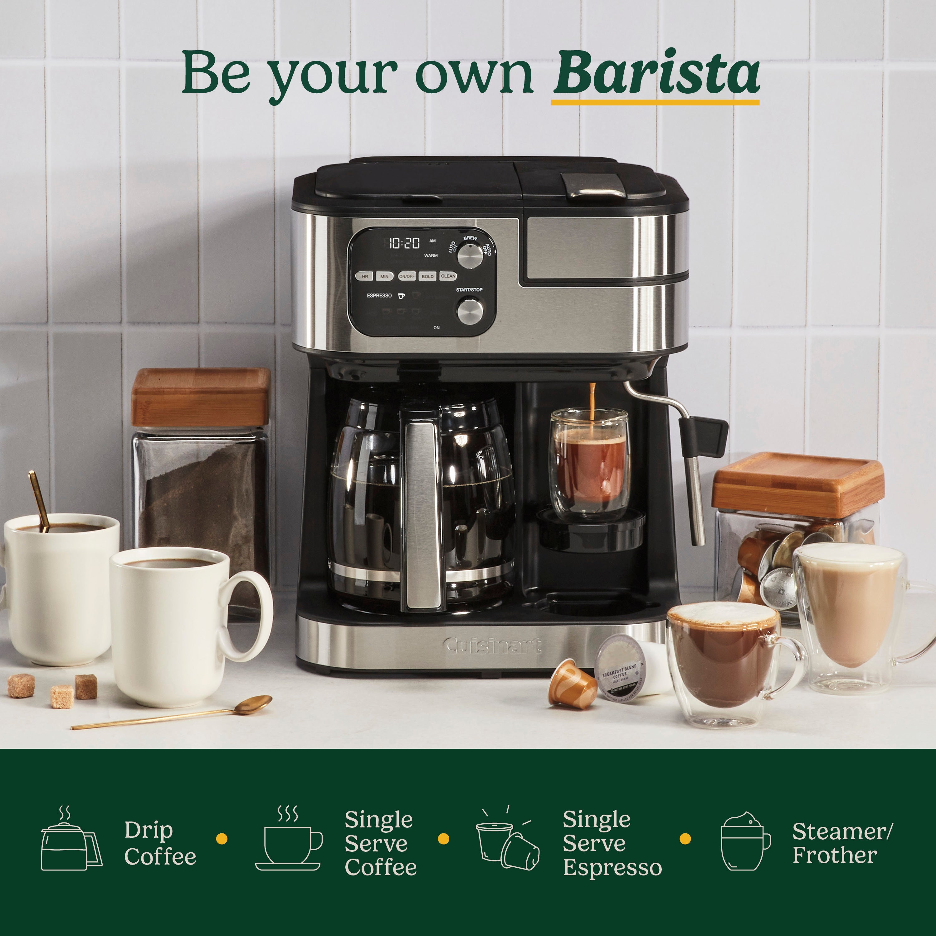 Coffee Center® Barista Bar 4-in-1 Coffee Maker - Black