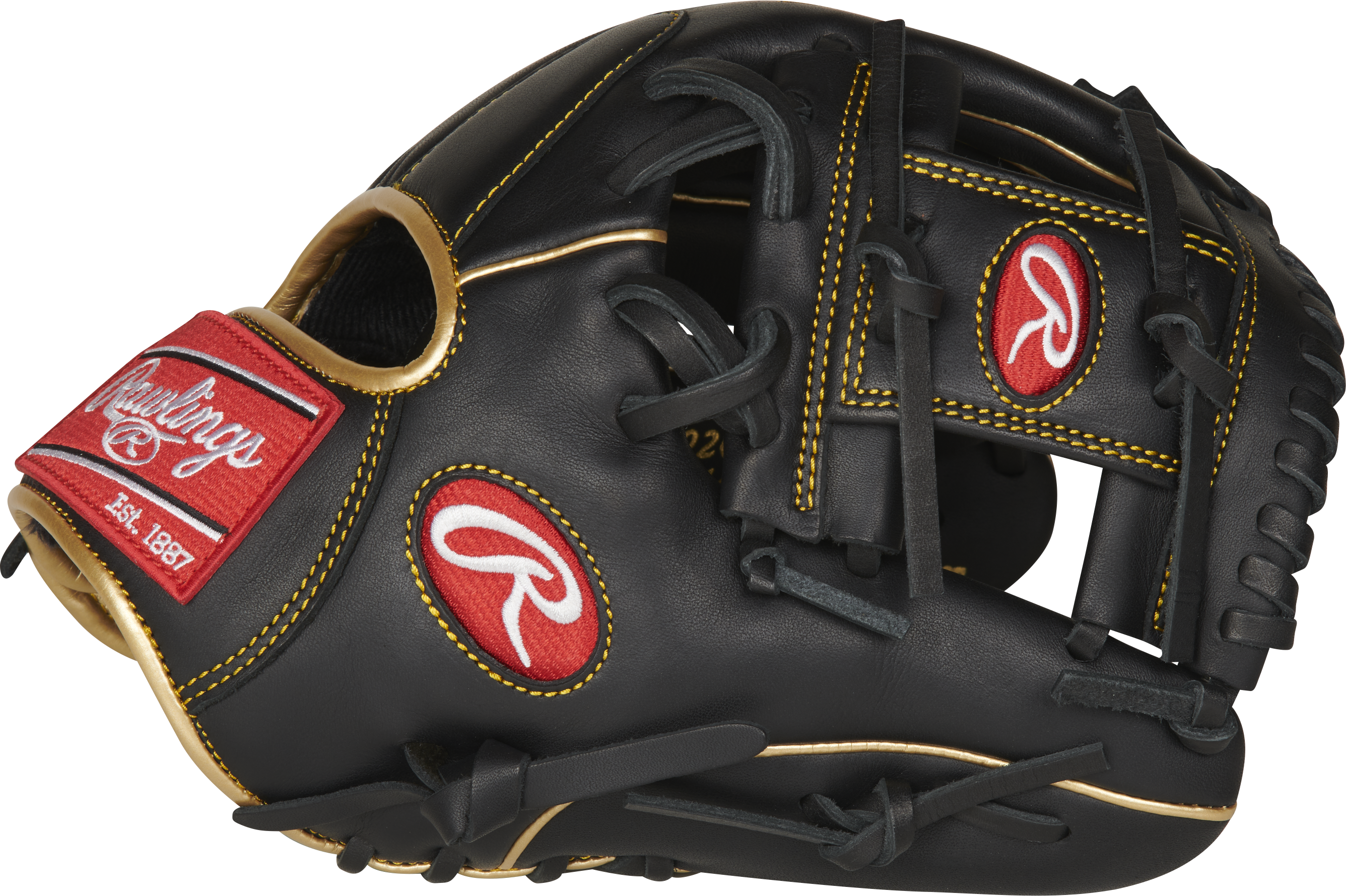 Rawlings R9 Baseball Series 11.5-Inch Baseball Glove - Right Hand Thrower - Black