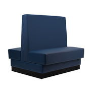 Pro Series Double-Sided Restaurant Booth Seating - Navy