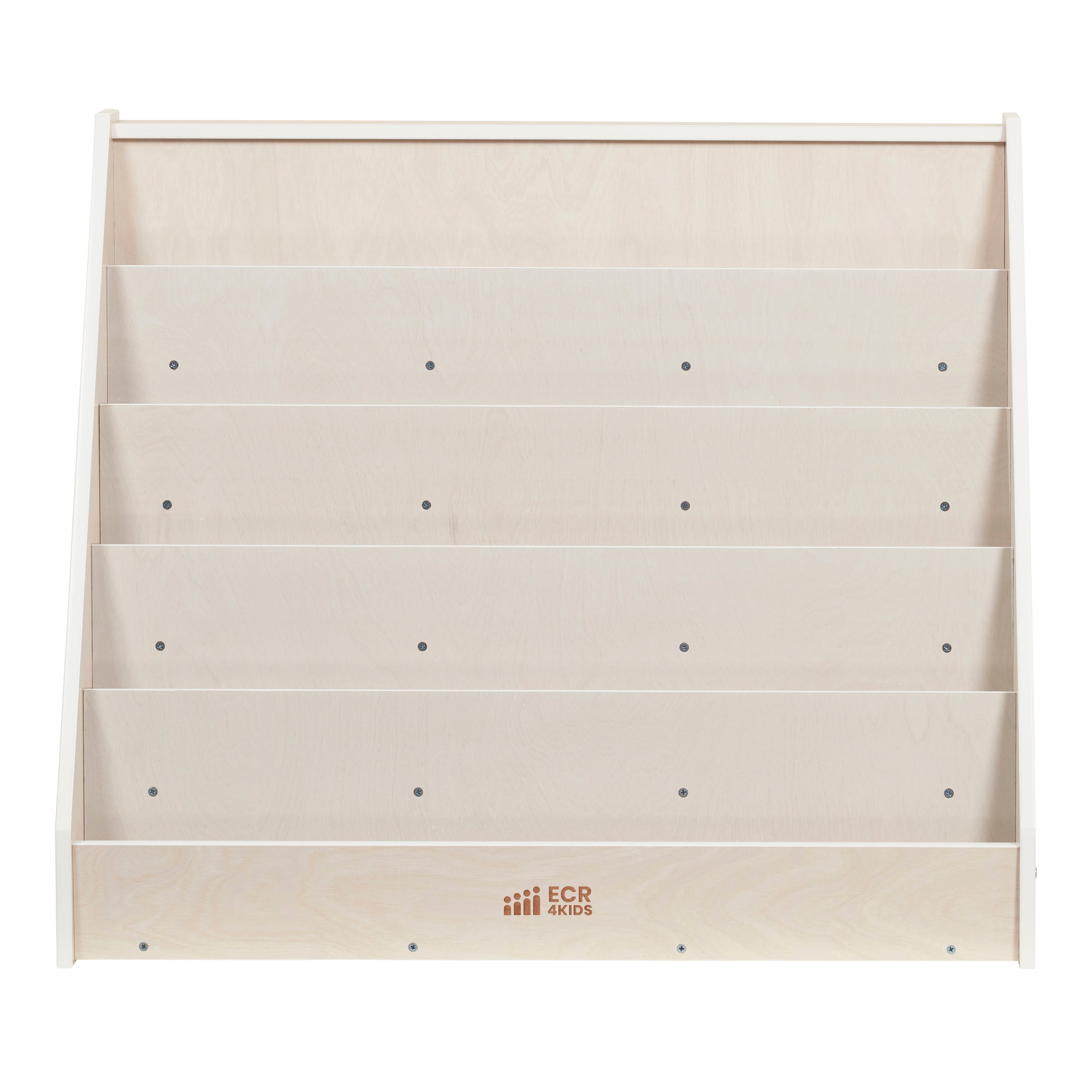 Single-Sided Book Display - White Wash