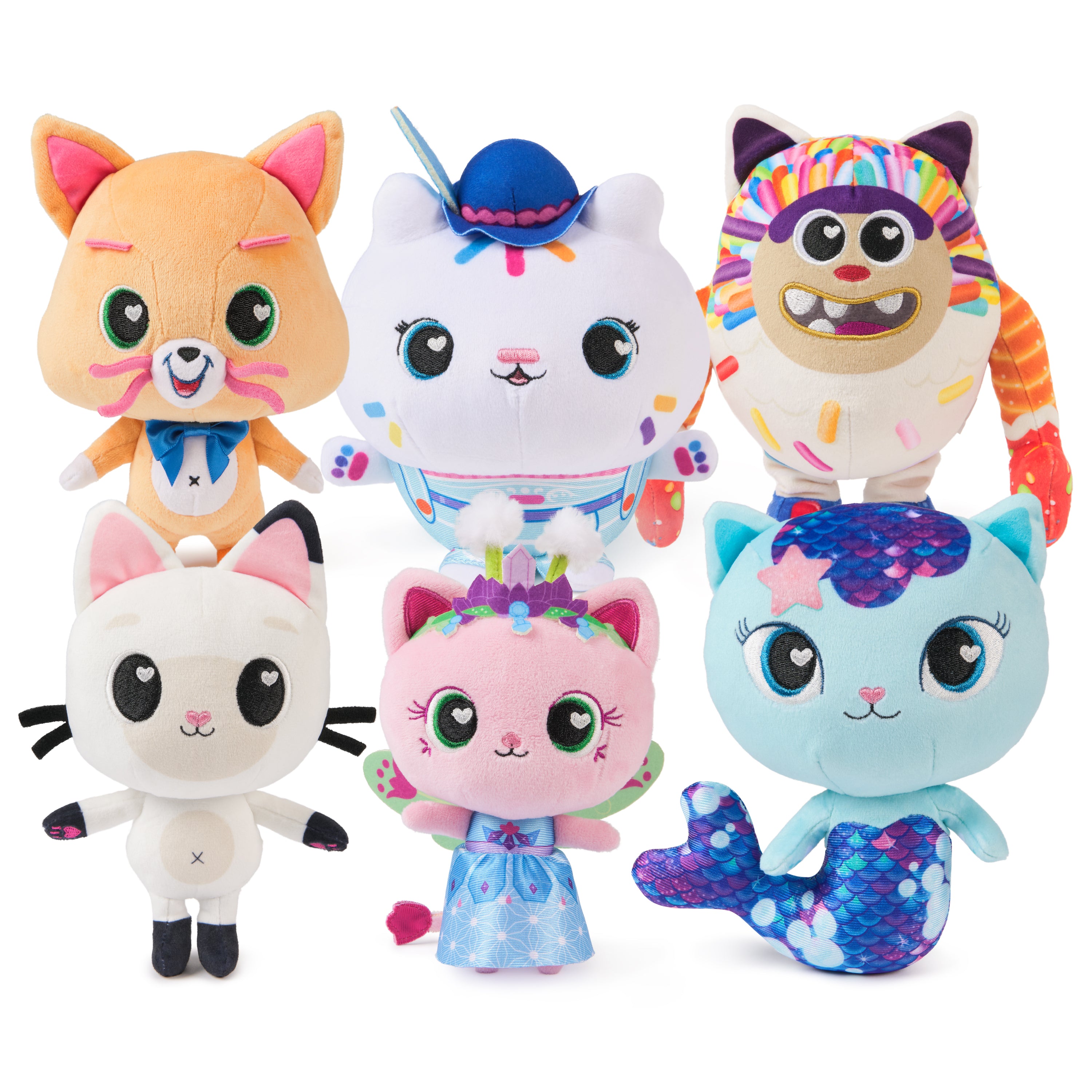 Gabby’s Dollhouse: The Movie Official Plush Toys, Stuffed Animals for Ages 1 & Up, Assorted Styles, 8”
