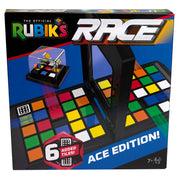 Rubik’s Cube, Rubik's Race, Ace Edition, Classic Fast-Paced Puzzle Strategy Sequence Board Game, Problem-Solving Brain Teaser, Color-Matching Game, 2 Players, for Adults, Teens, Kids Ages 7 & Up