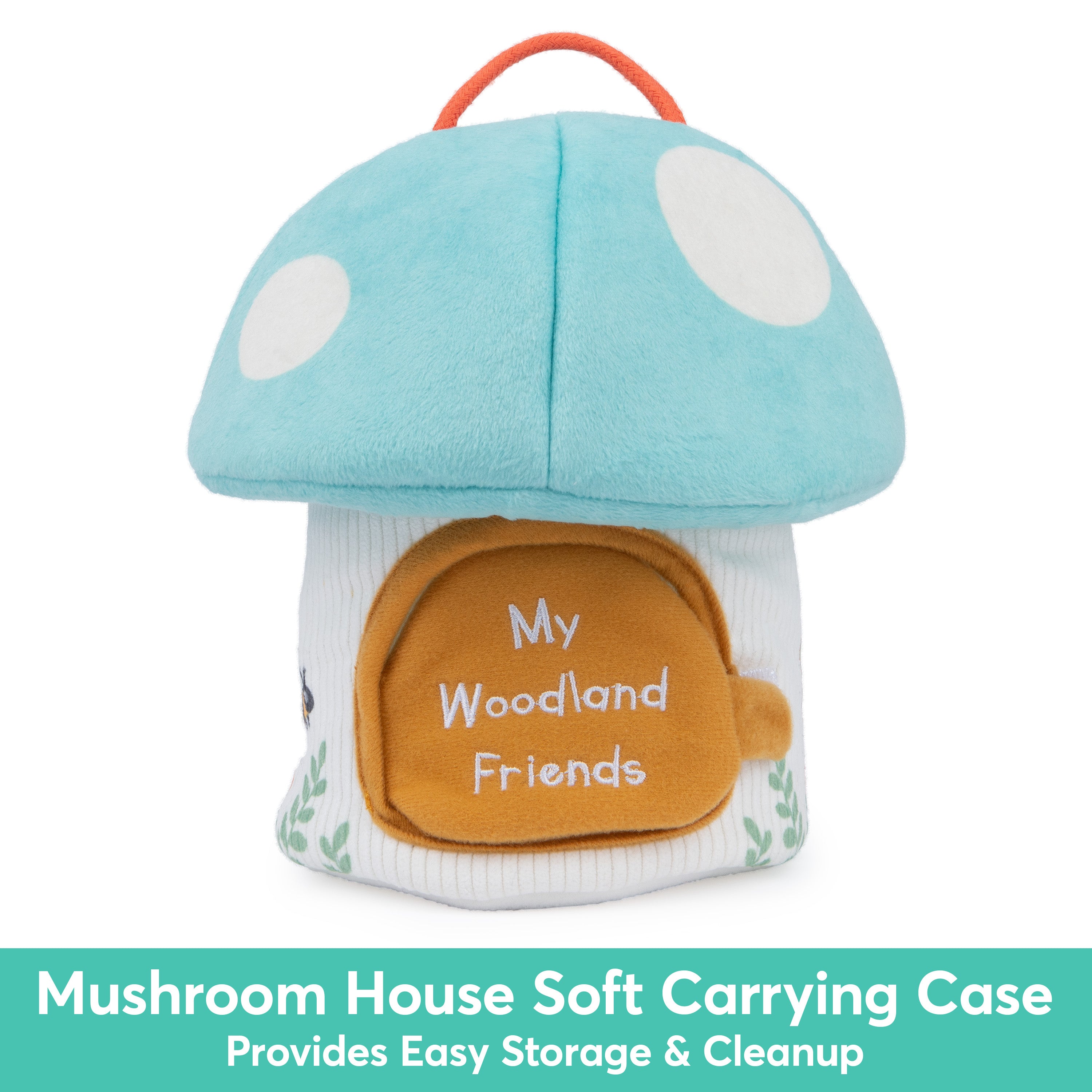 Baby GUND Play Soft My Woodland Friends 5-Piece Plush Playset with Rattle, Squeaker & Crinkle Plush Toys, Sensory Toy for Babies & Newborns, 7.5”