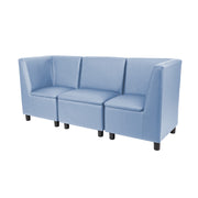 Kid Comfort Collective Modular Sectional, 3-Piece Set - Powder Blue