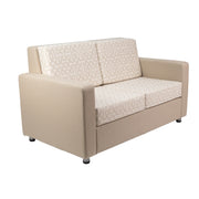 Outdoor Sofa with Sunbrella - Fretwork Flax/Spectrum Sand