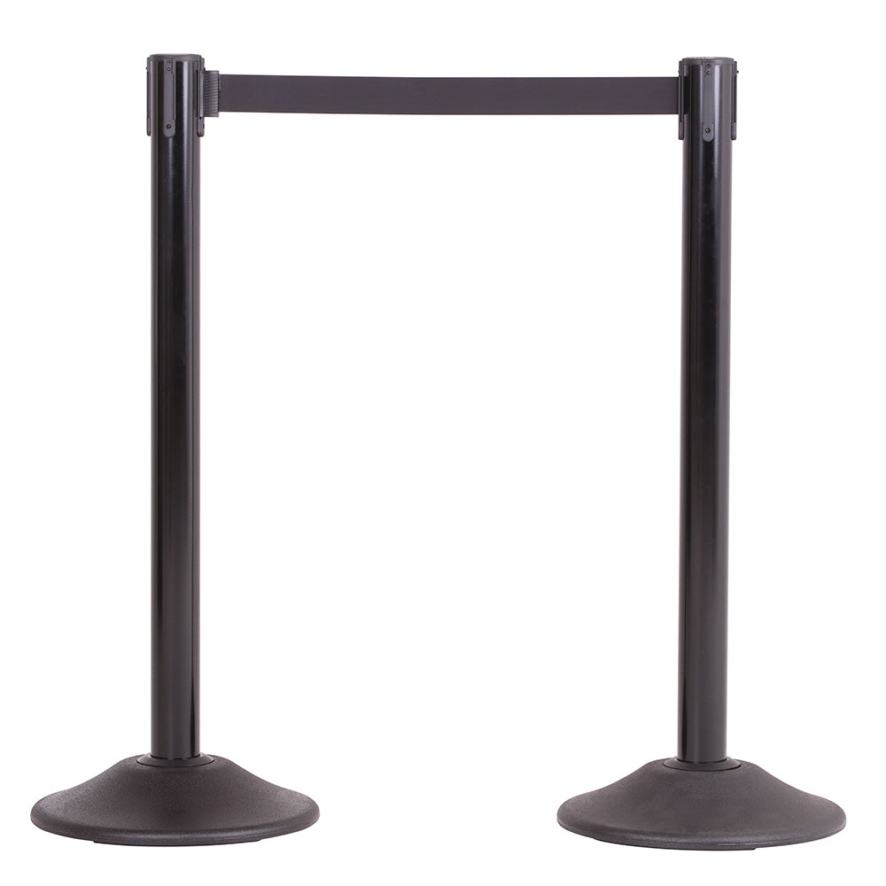 Black post and 13' Black Belt ‐  2 pack