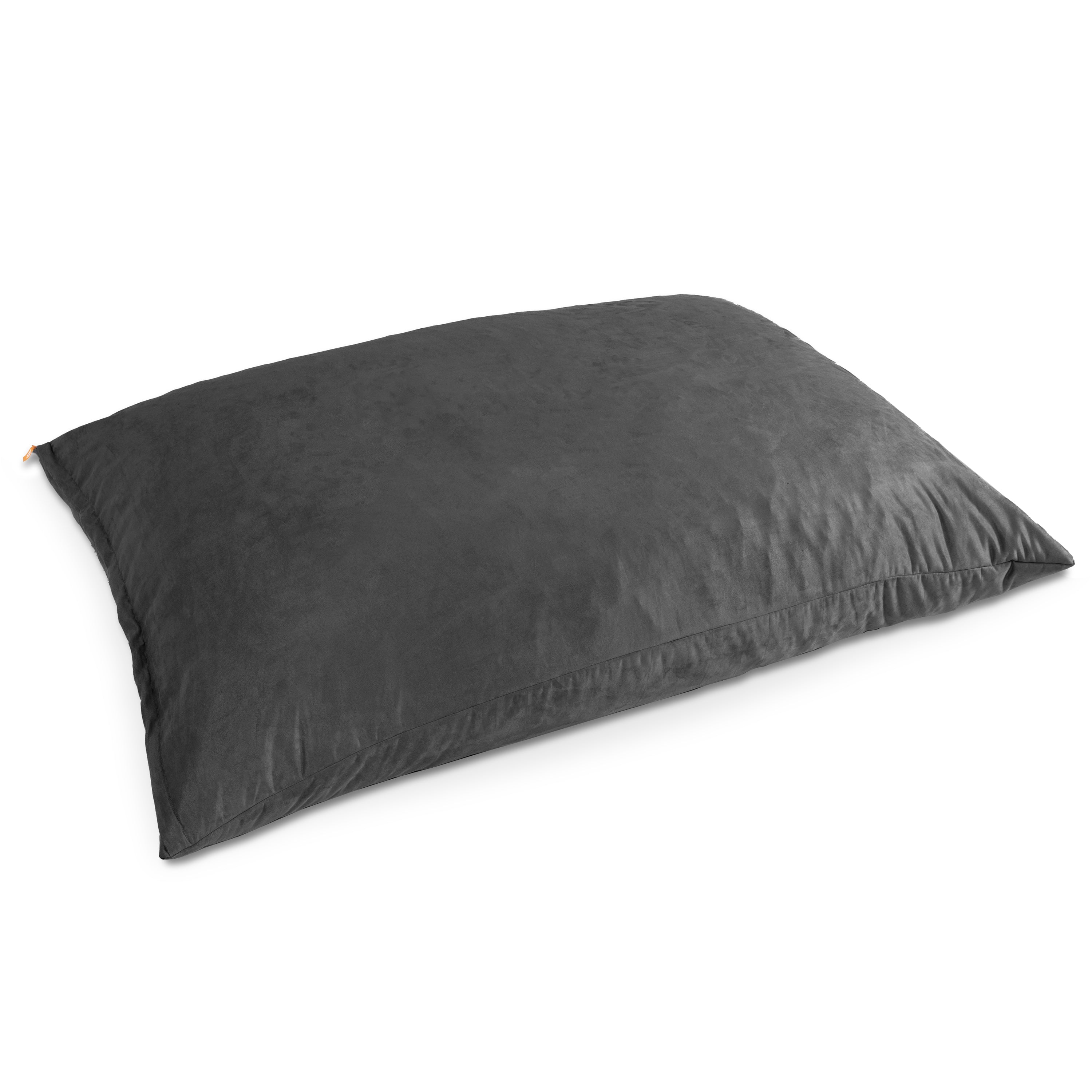 Jaxx Pillow Saxx 5.5-Foot - Huge Bean Bag Floor Pillow and Lounger, Black