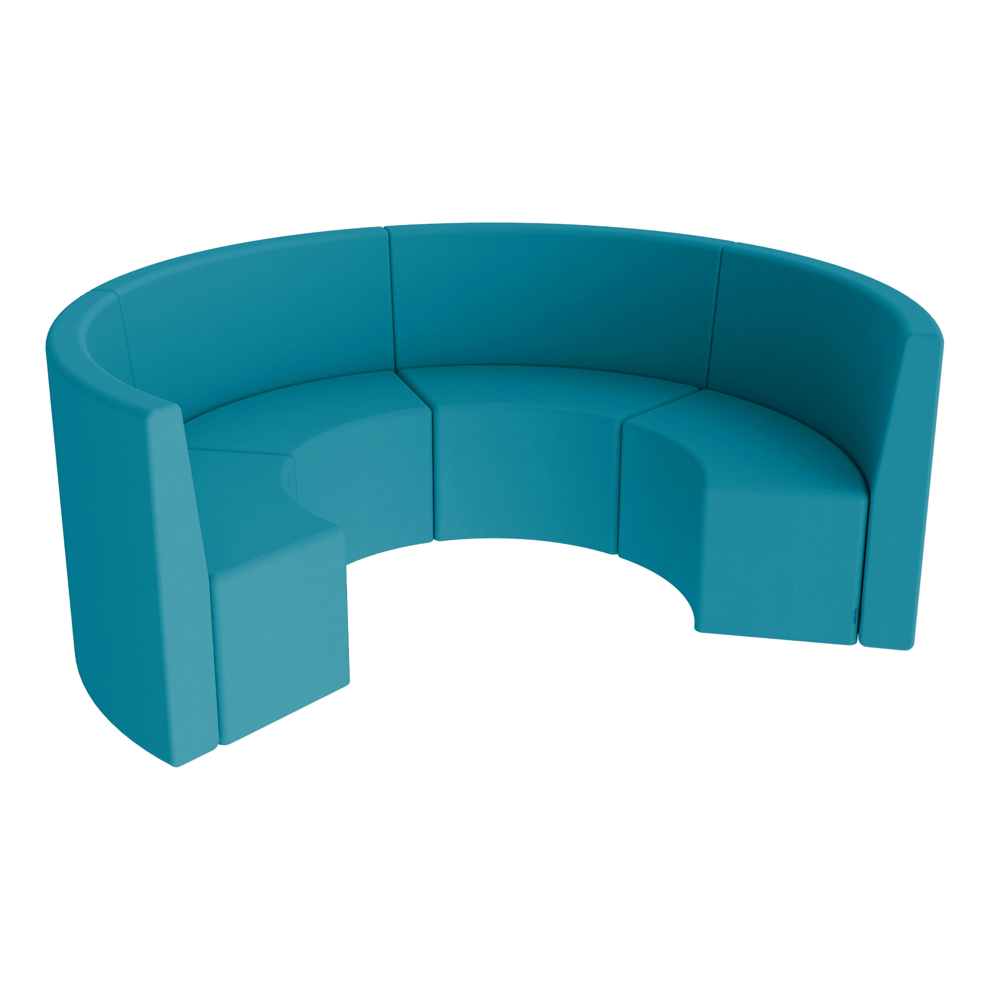 Pro Series S-Curve Tallback Chairs 18" Seat Height, 4-Piece - Teal