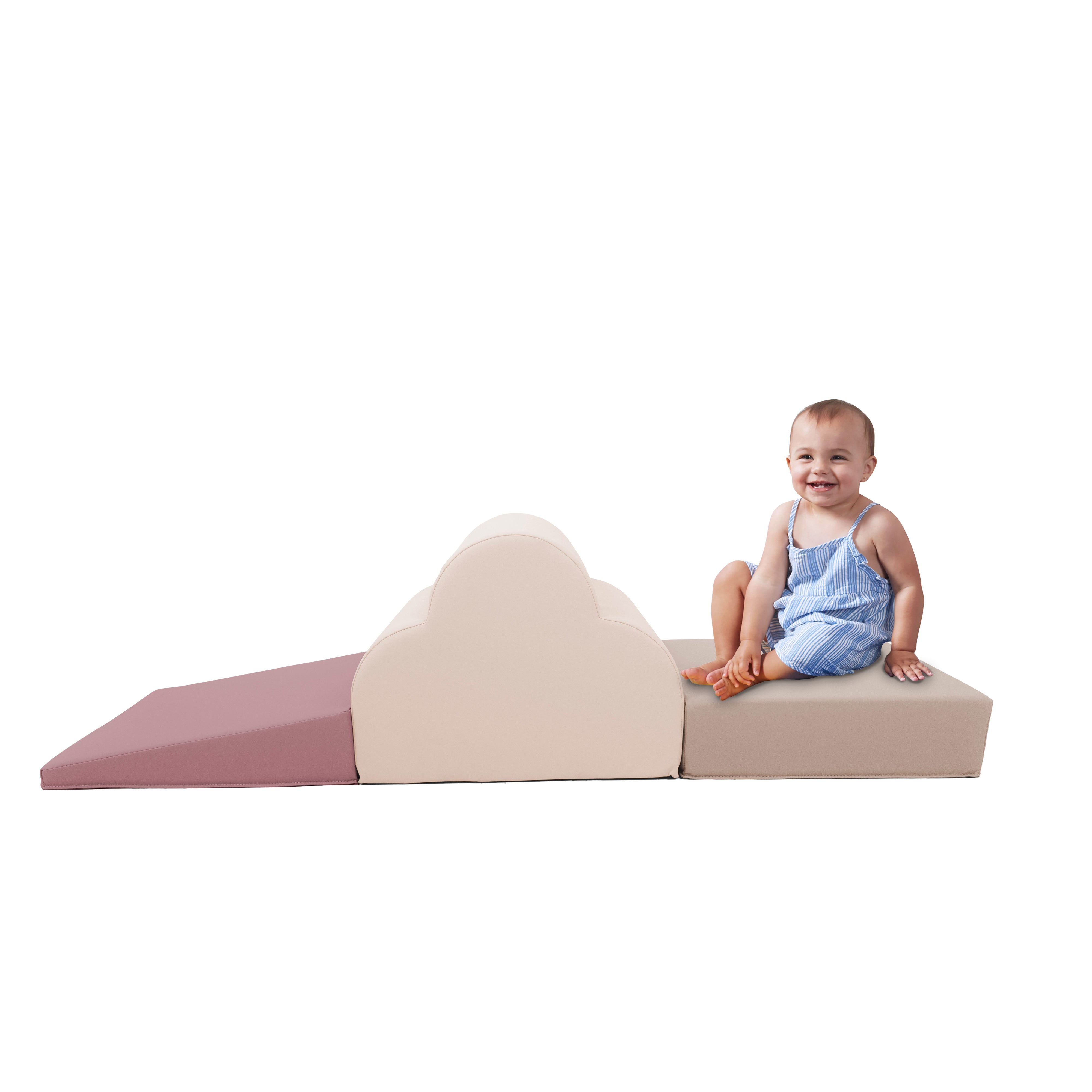 SoftScape Cloud Play Climber, 3-Piece Set - Teddy