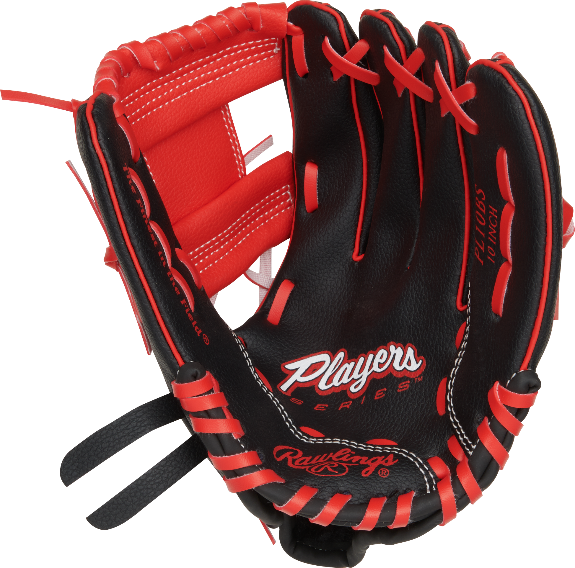 Rawlings Players Series Youth 10-Inch Baseball Glove - Right Hand Thrower - Black