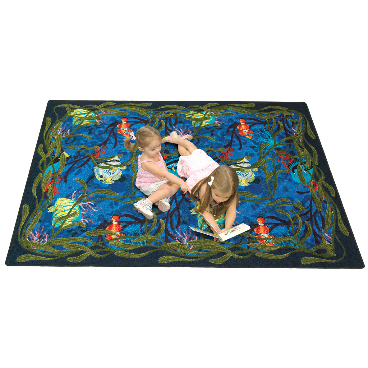 Under the Sea 7'8" x 10'9" area rug in color Multi