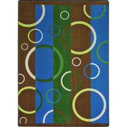 Under Water 7'8" x 10'9" area rug in color Earthtone