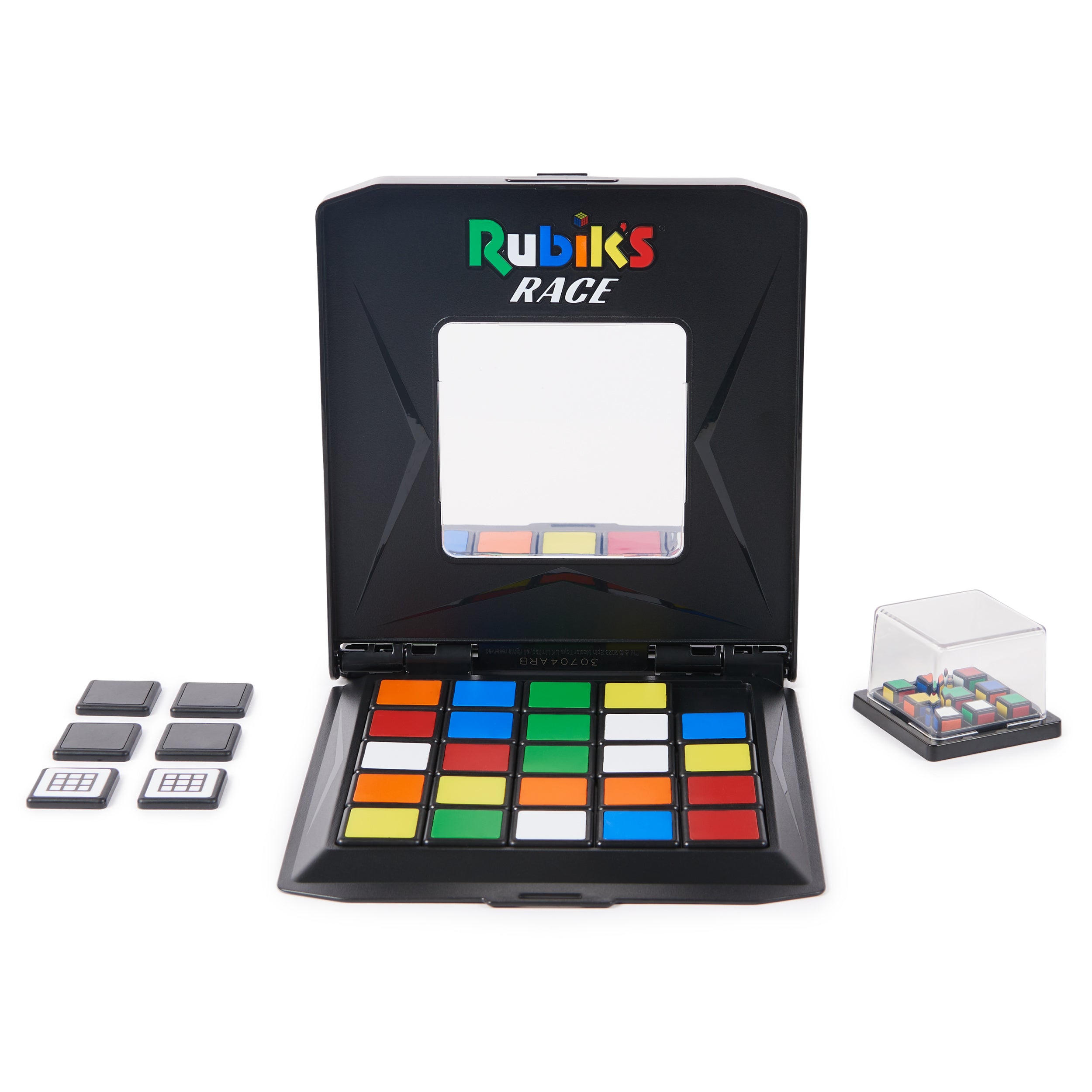 Rubik’s Cube, Rubik's Race, Ace Edition, Classic Fast-Paced Puzzle Strategy Sequence Board Game, Problem-Solving Brain Teaser, Color-Matching Game, 2 Players, for Adults, Teens, Kids Ages 7 & Up