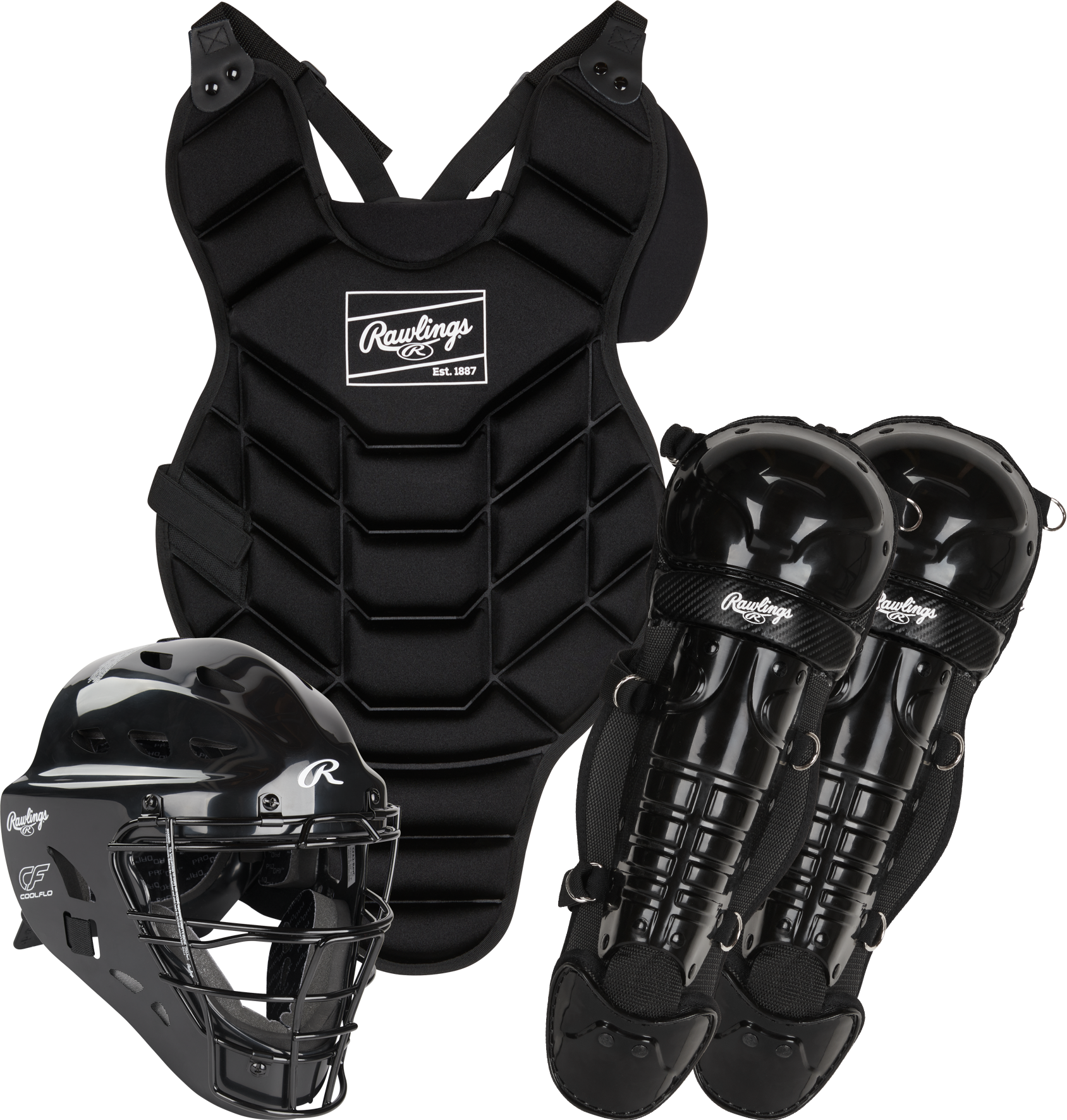 Rawlings Players Series 2.0 Junior Catchers Set - Black