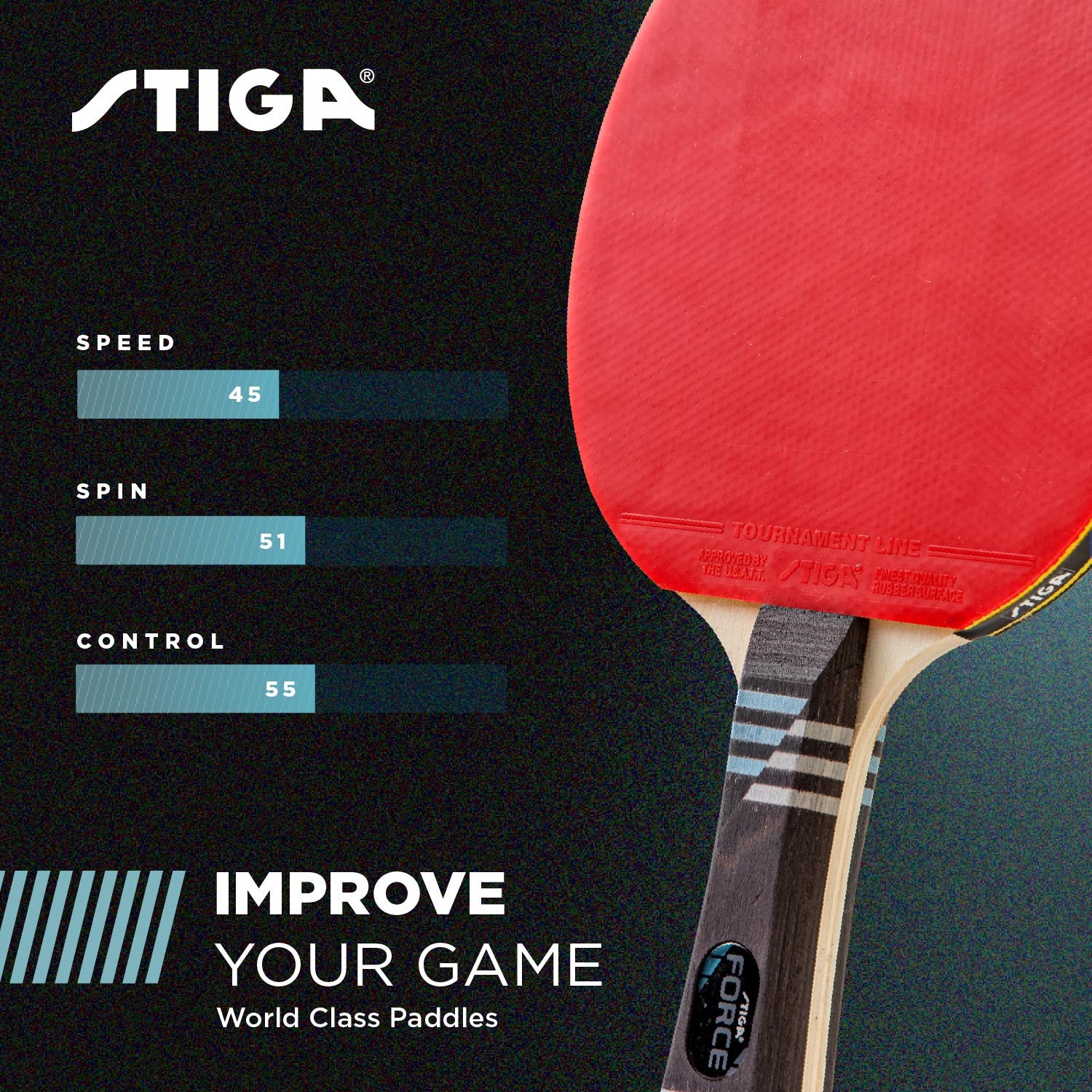 STIGA Force Racket for Table Tennis
