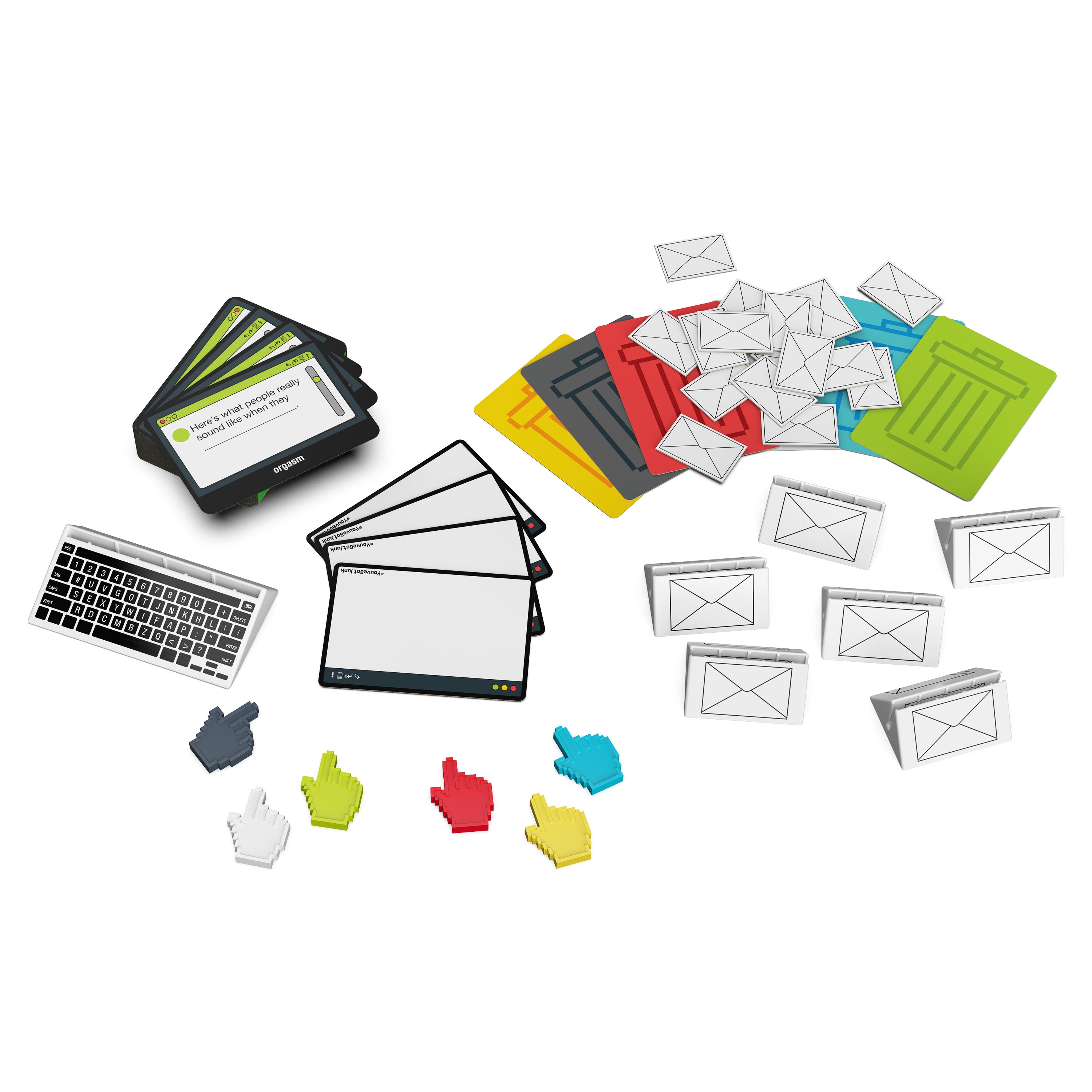 Spin Master Games, You’ve Got Junk - The Hilarious Spam-Filled Party Game, Adult Email Subject Line Cards for Friendsgiving, Happy Hour, Bachelorette Party, Adults, 3-10 Players, for Ages 18 & Up