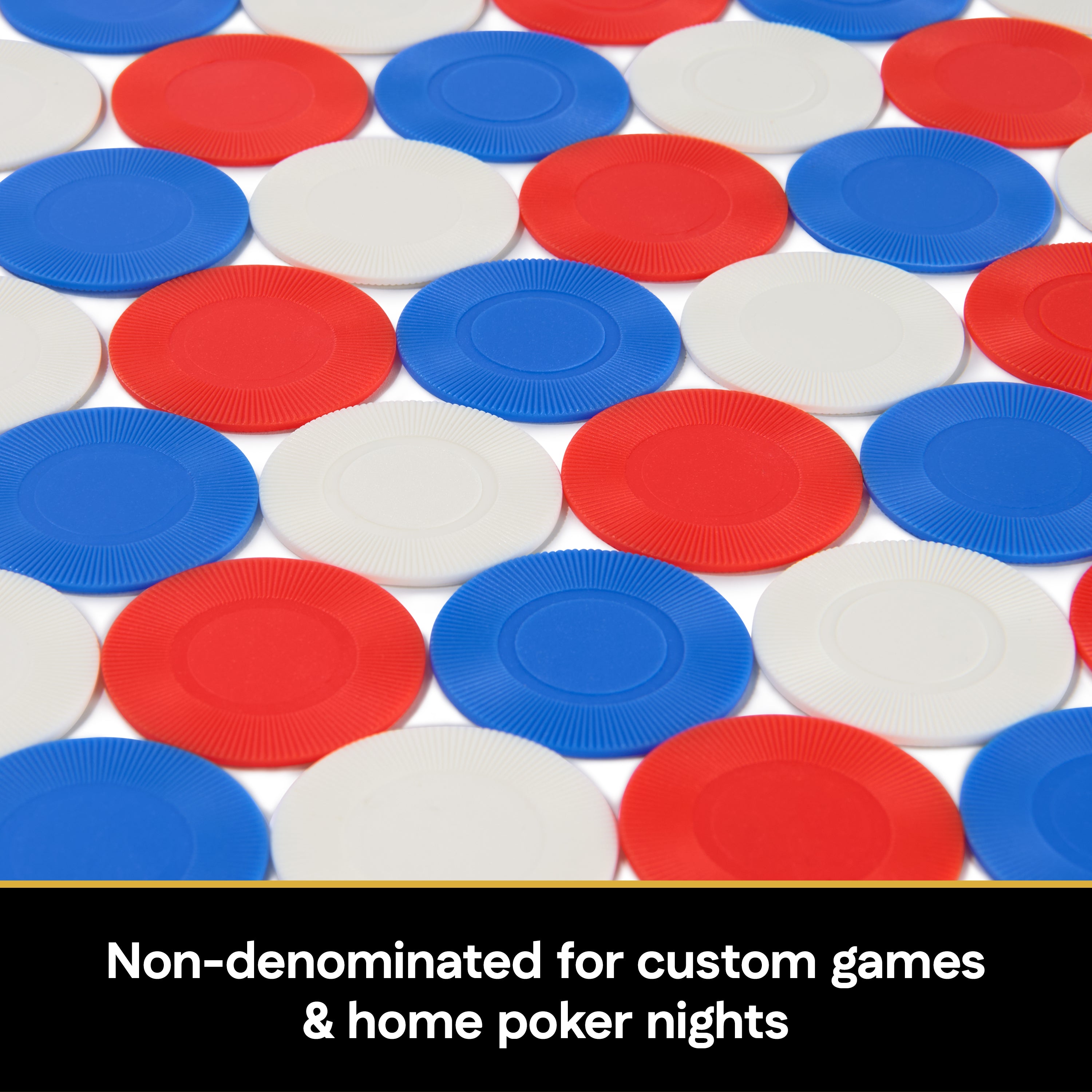 Spin Master Games, Cardinal Classics, 100-Piece Colored Poker Chips Set, for Families and Kids Ages 10 and up